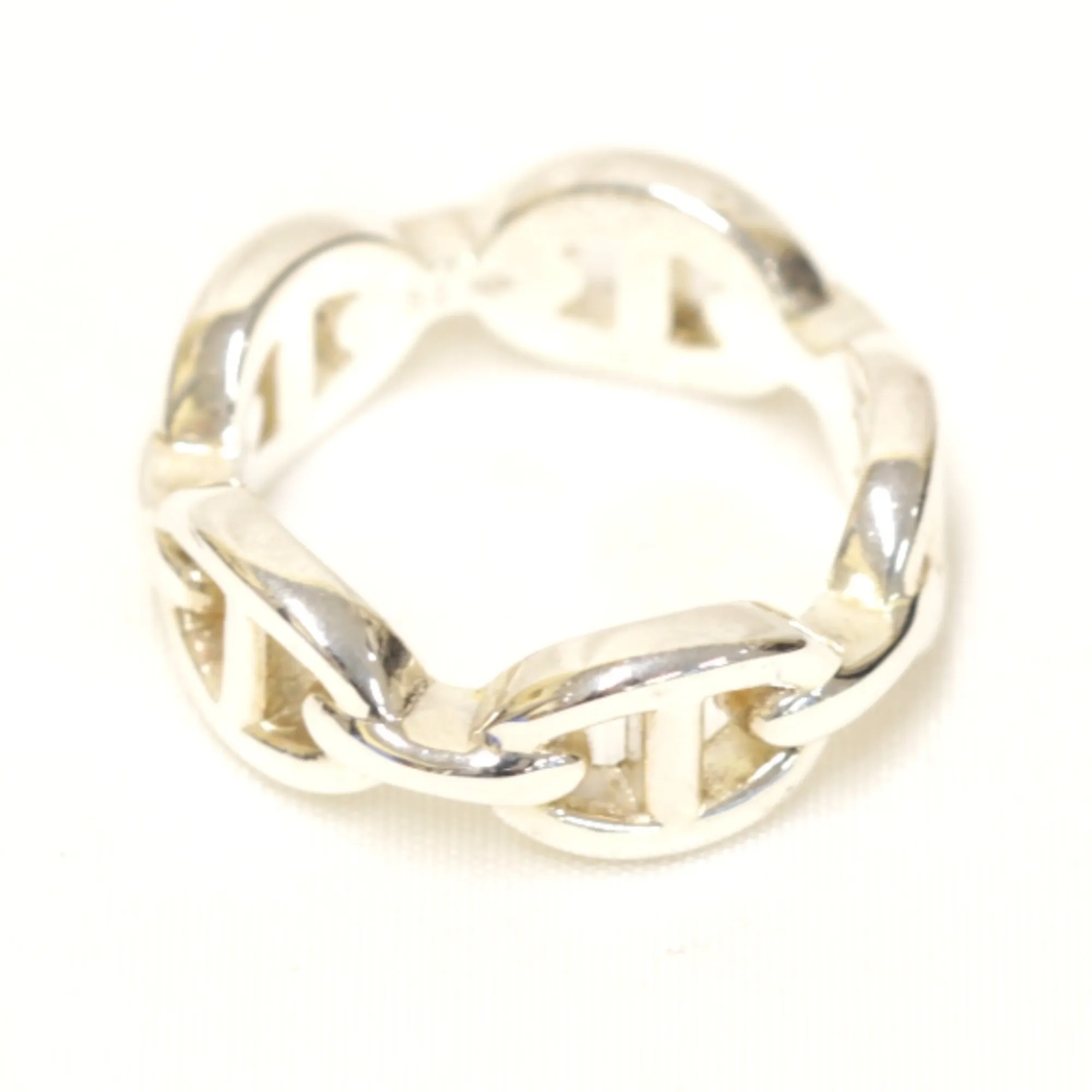HERMES Silver Ring #51