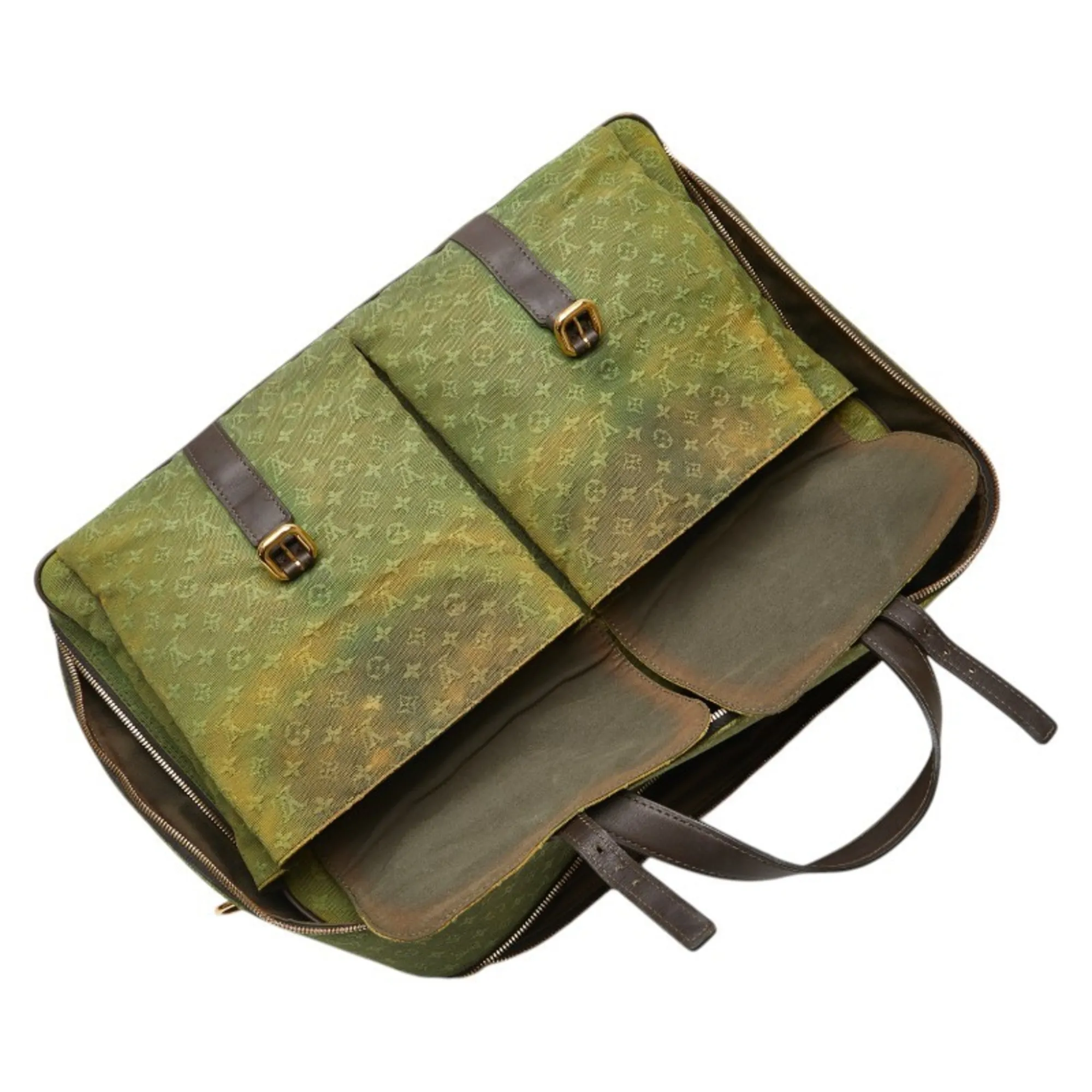 LOUIS VUITTON Brown Monogram Leather Shoulder Bag