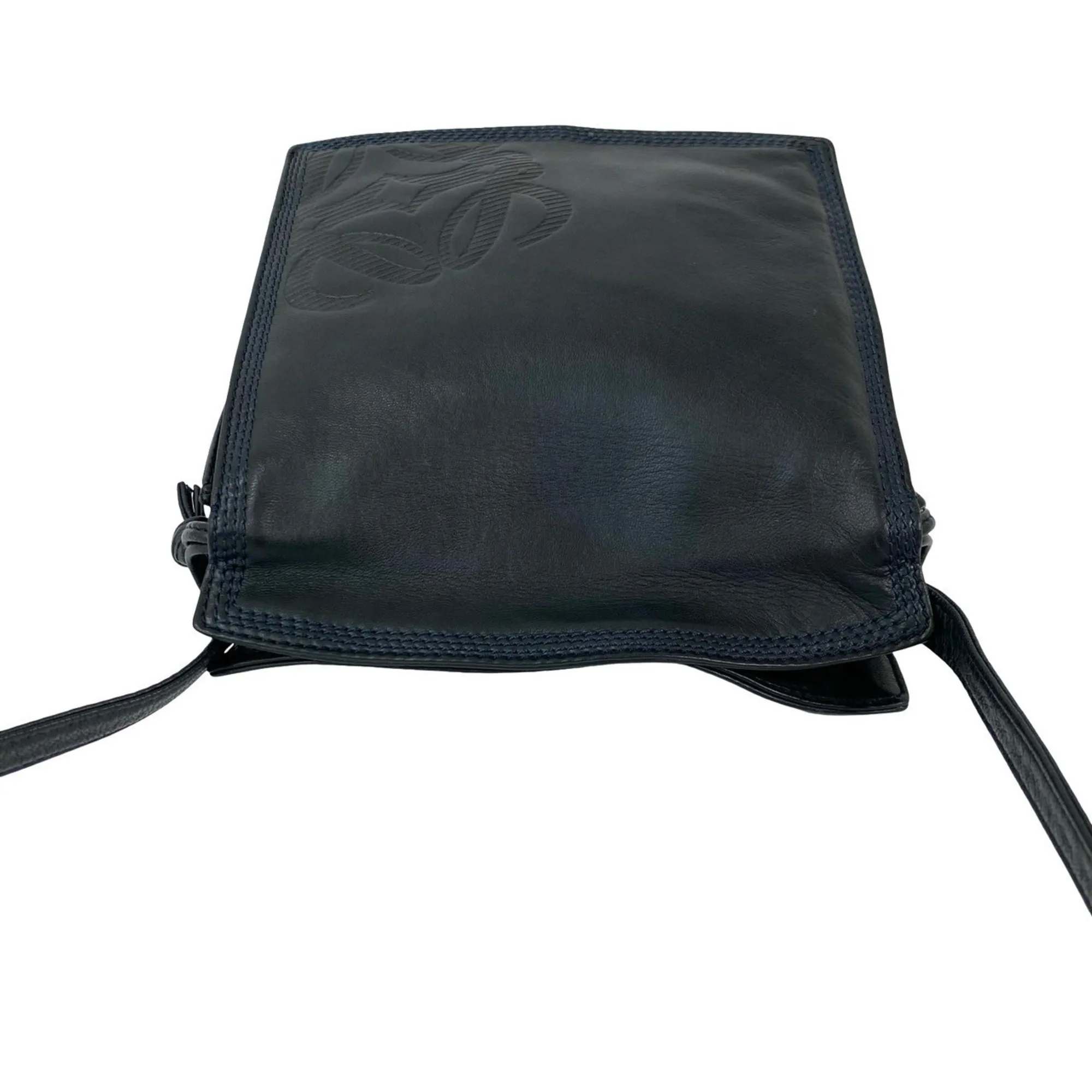 LOEWE Blue Leather Shoulder Bag