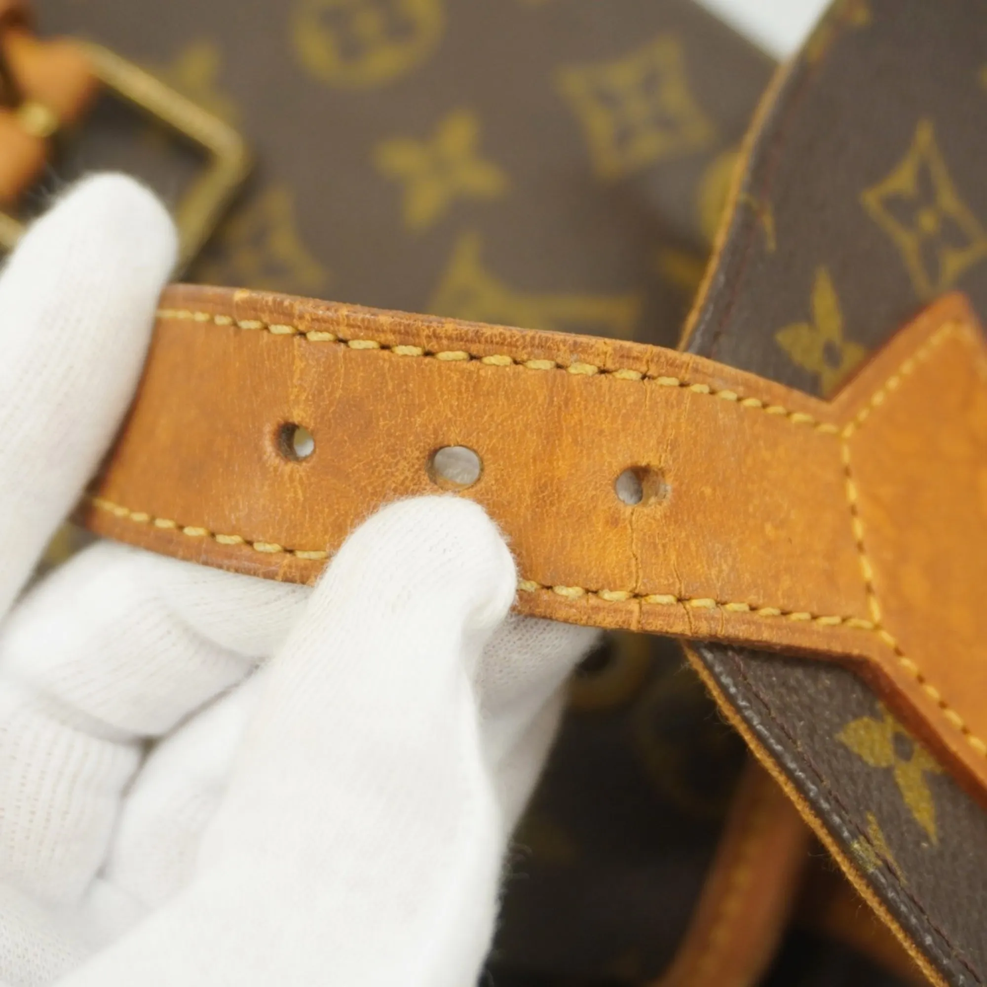 LOUIS VUITTON Brown Monogram Backpack