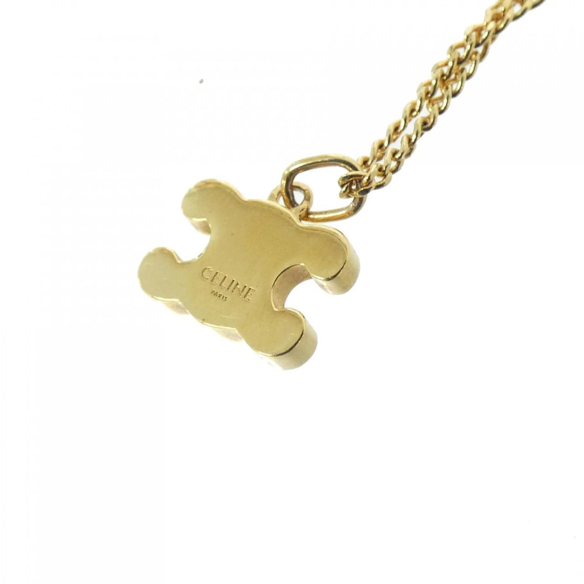 CELINE Gold Necklace