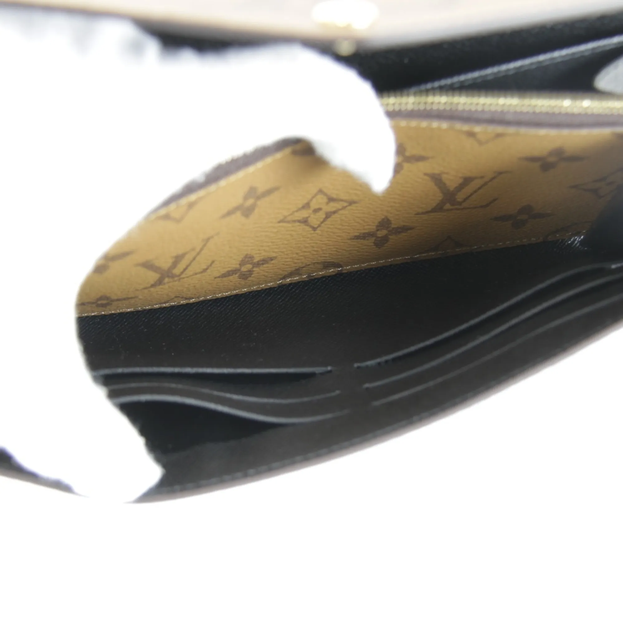 LOUIS VUITTON Brown Monogram Wallet