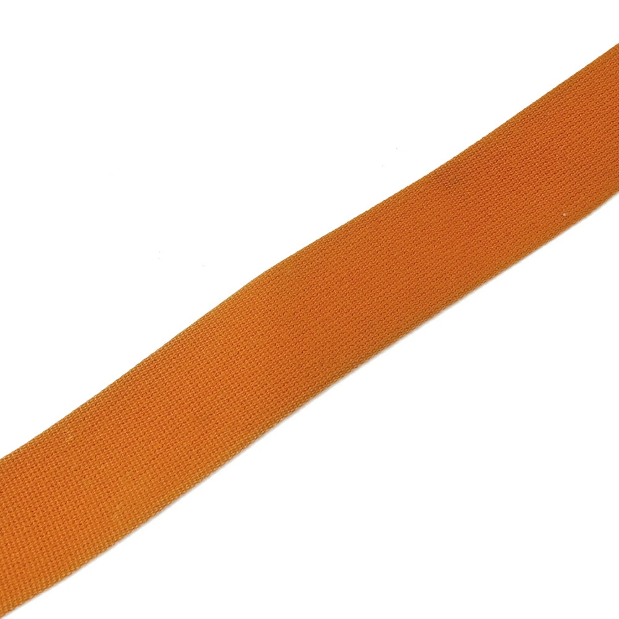 HERMES Orange Leather Shoulder Bag