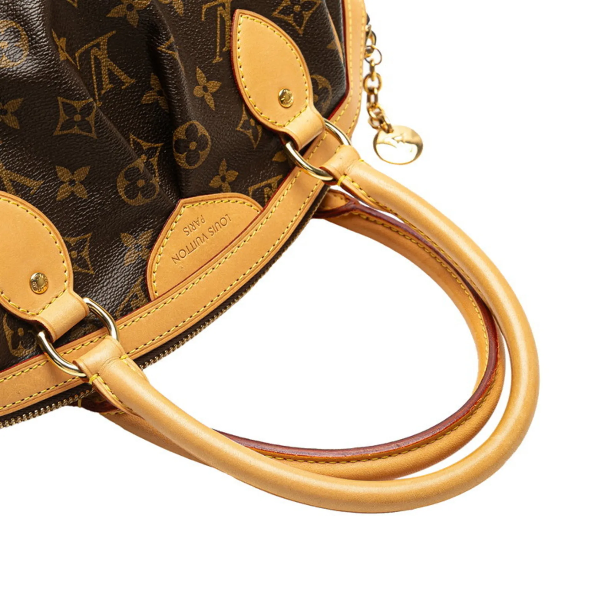 LOUIS VUITTON Brown Monogram Leather Bag