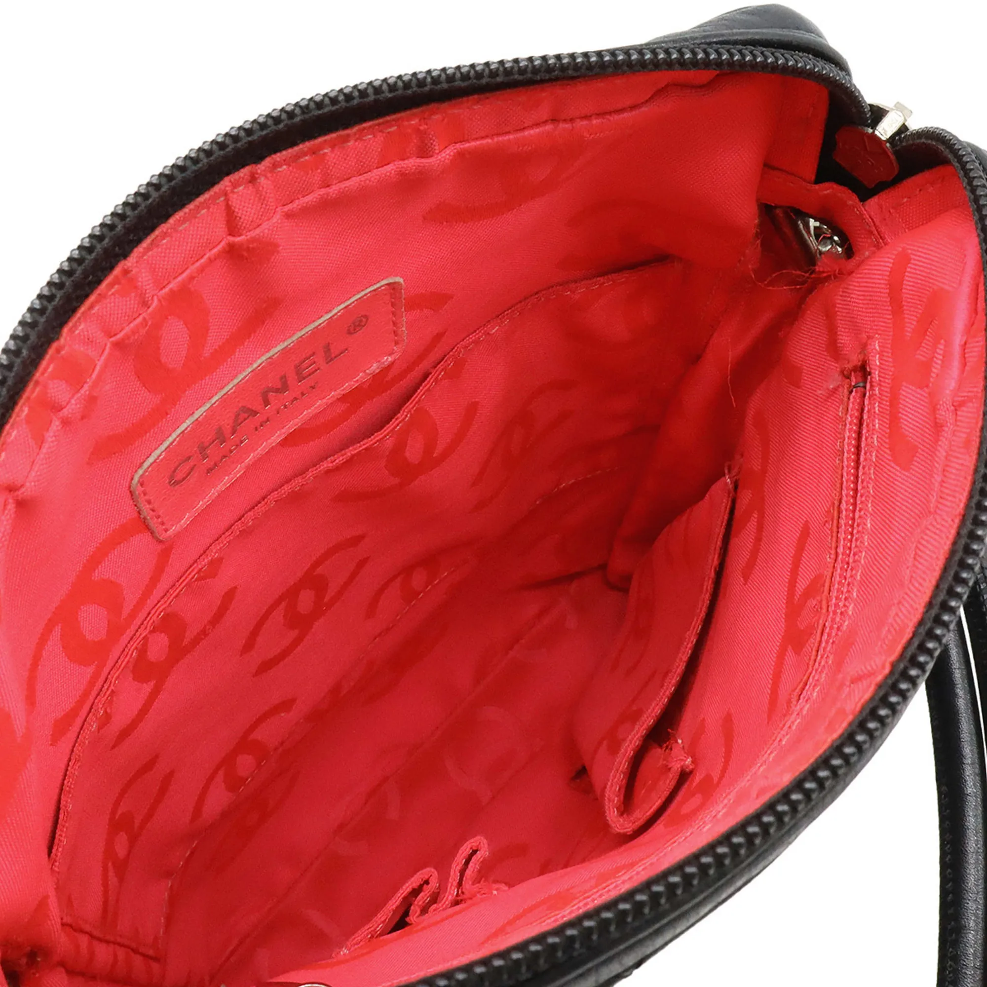 CHANEL Black Logo Shoulder Bag