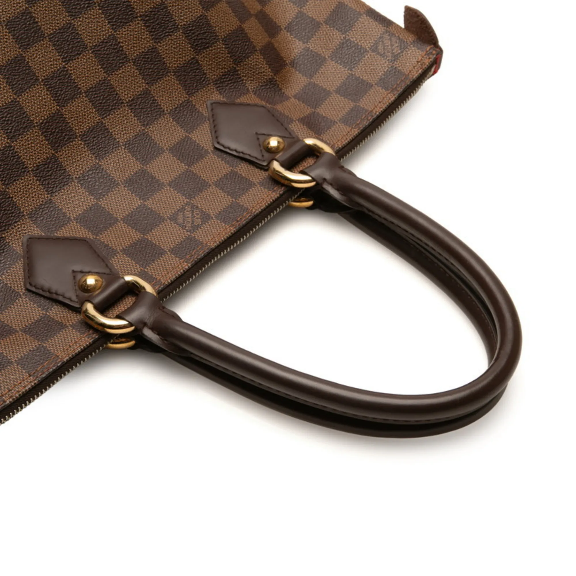 LOUIS VUITTON Brown Damier Leather Bag