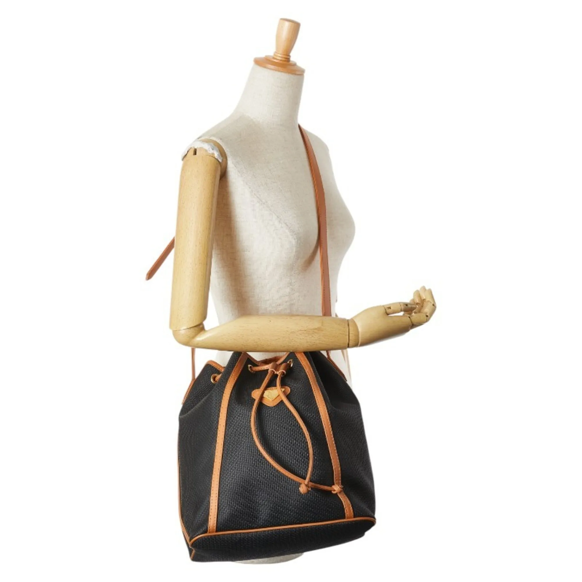 SAINT LAURENT Black Leather Shoulder Bag