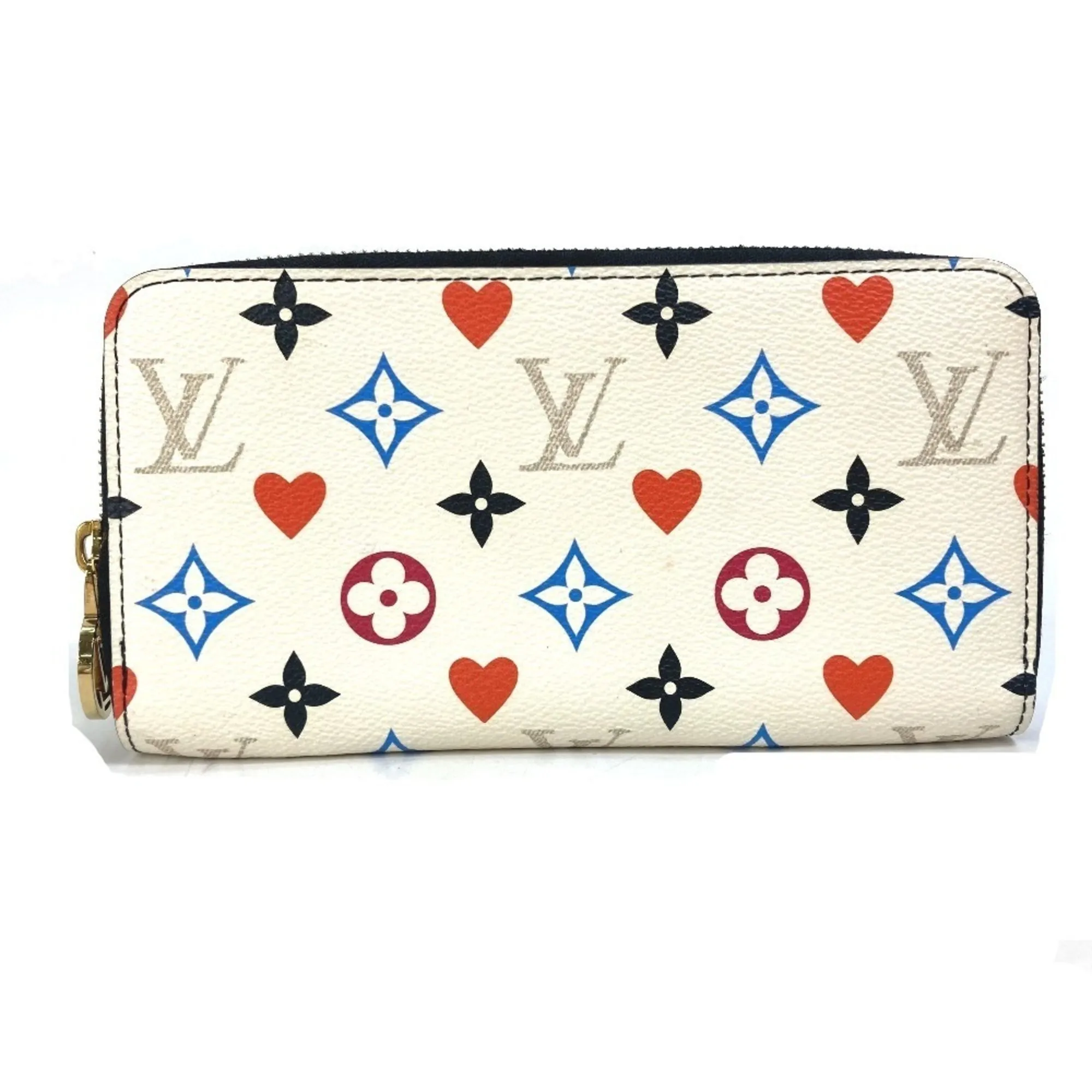 LOUIS VUITTON White Monogram Wallet