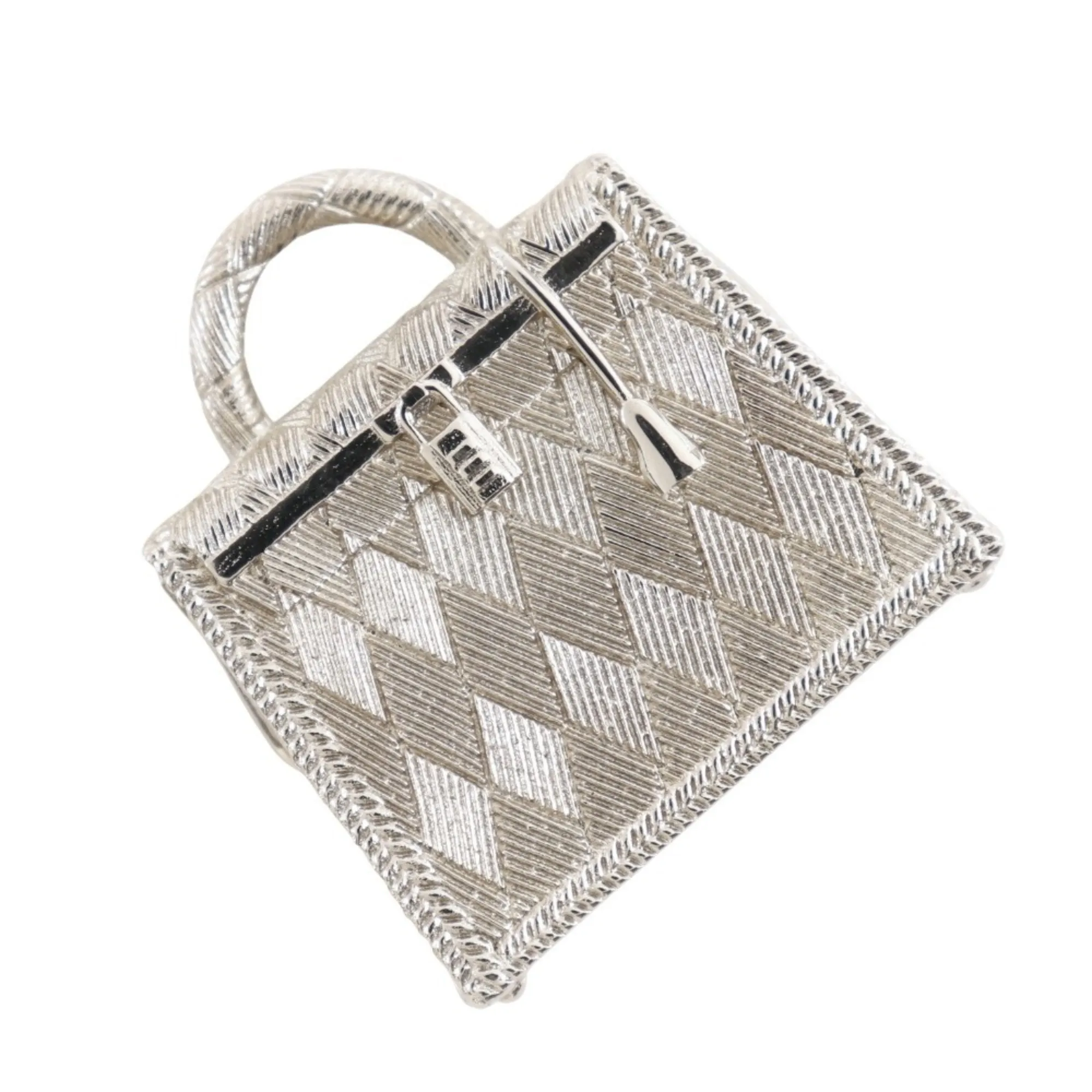 HERMES Silver Necklace