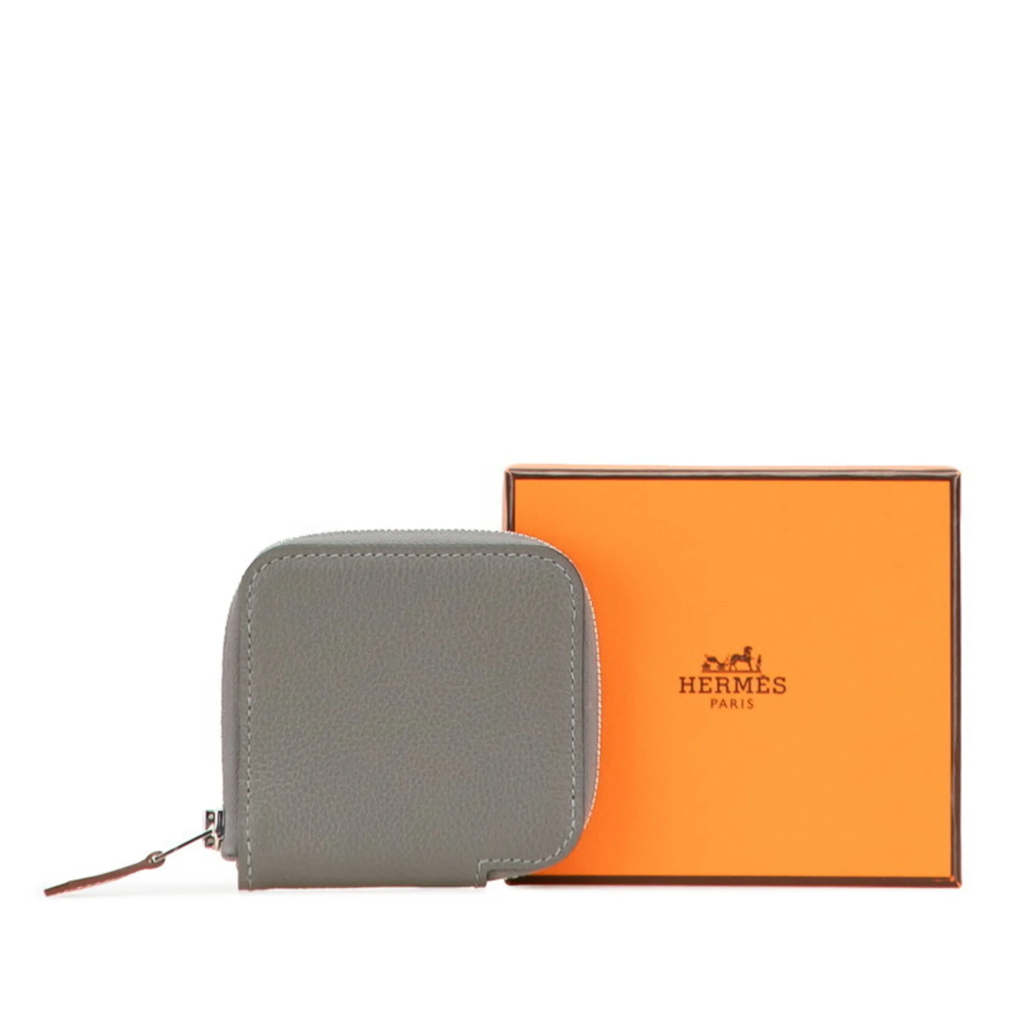 HERMES Gray Wallet
