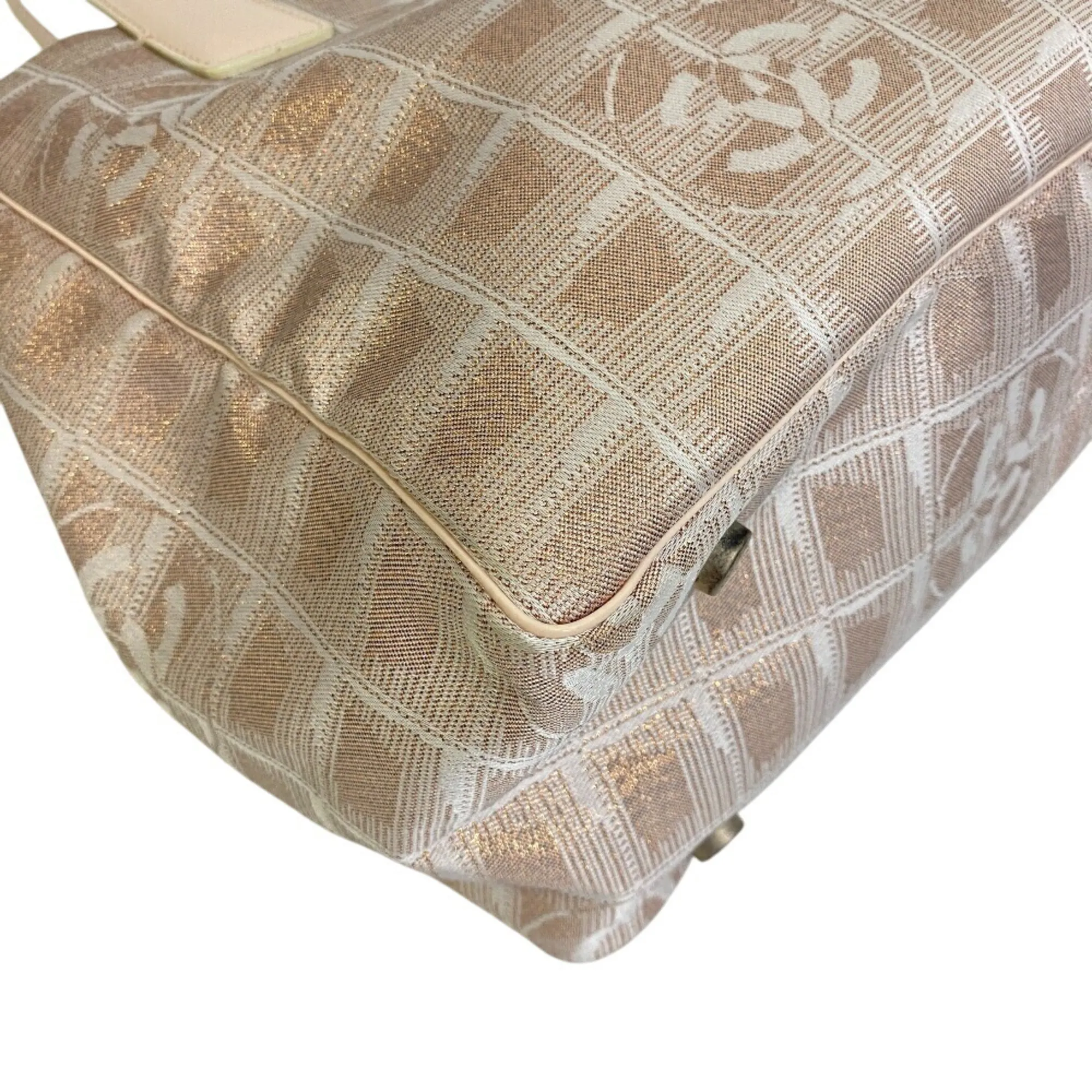 CHANEL Cream Tote Bag