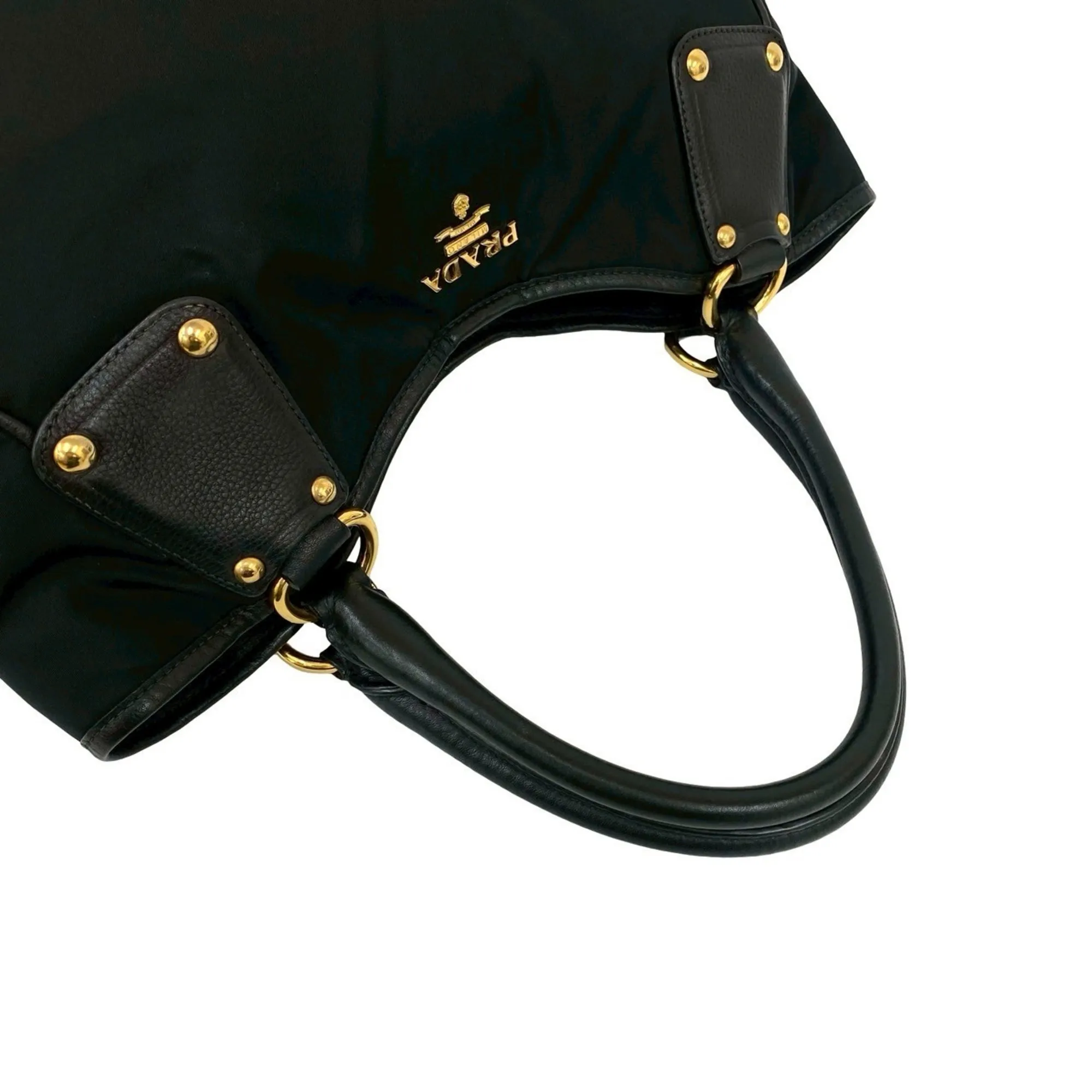 PRADA Brown Leather Tote Bag