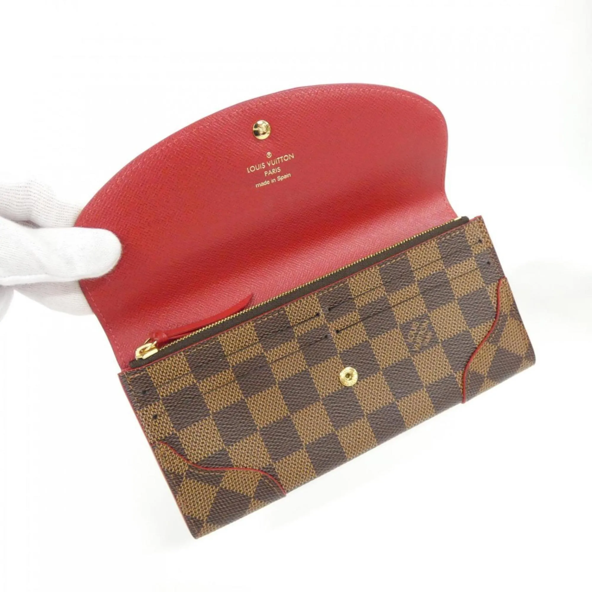 LOUIS VUITTON Brown Damier Wallet