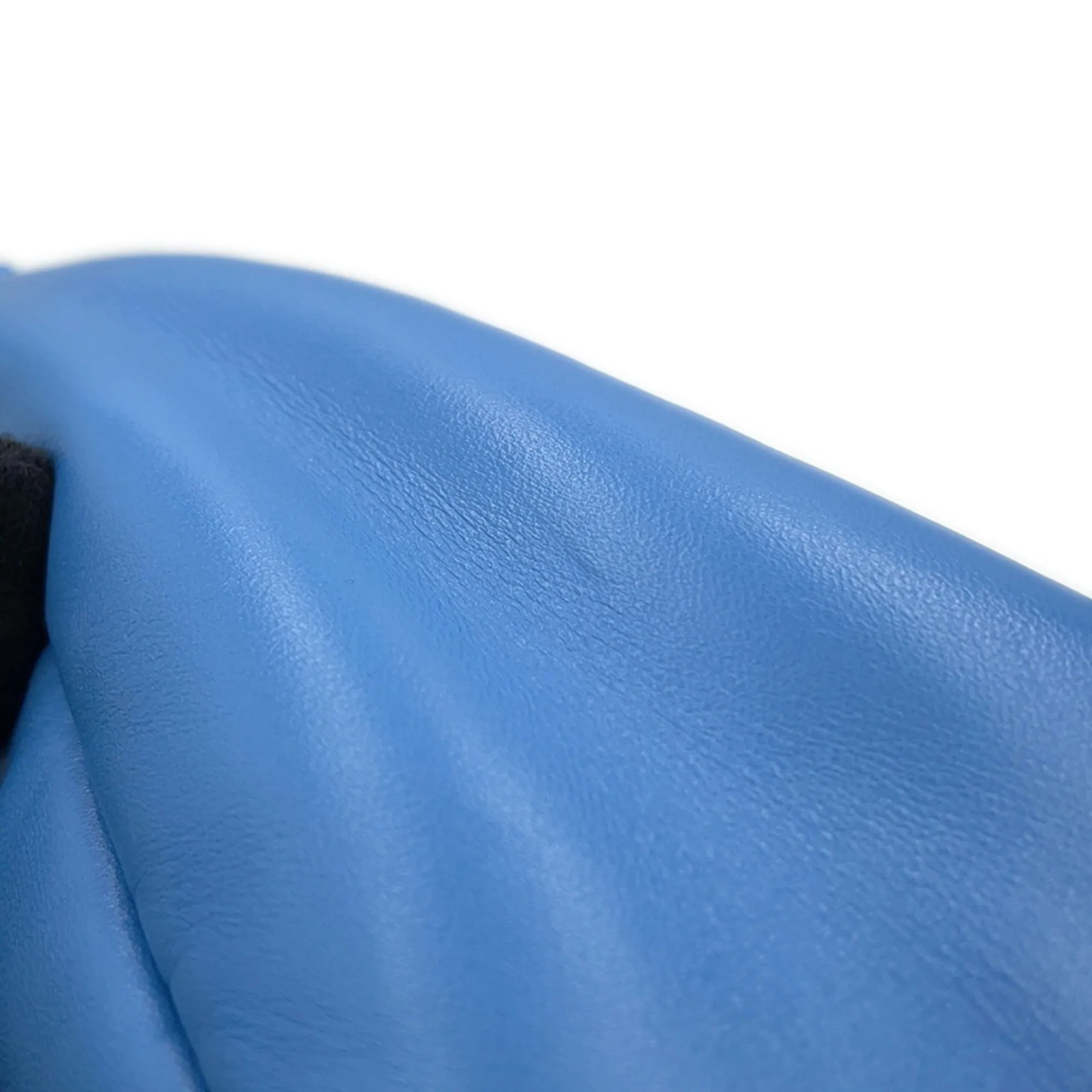 PRADA Blue Leather Shoulder Bag