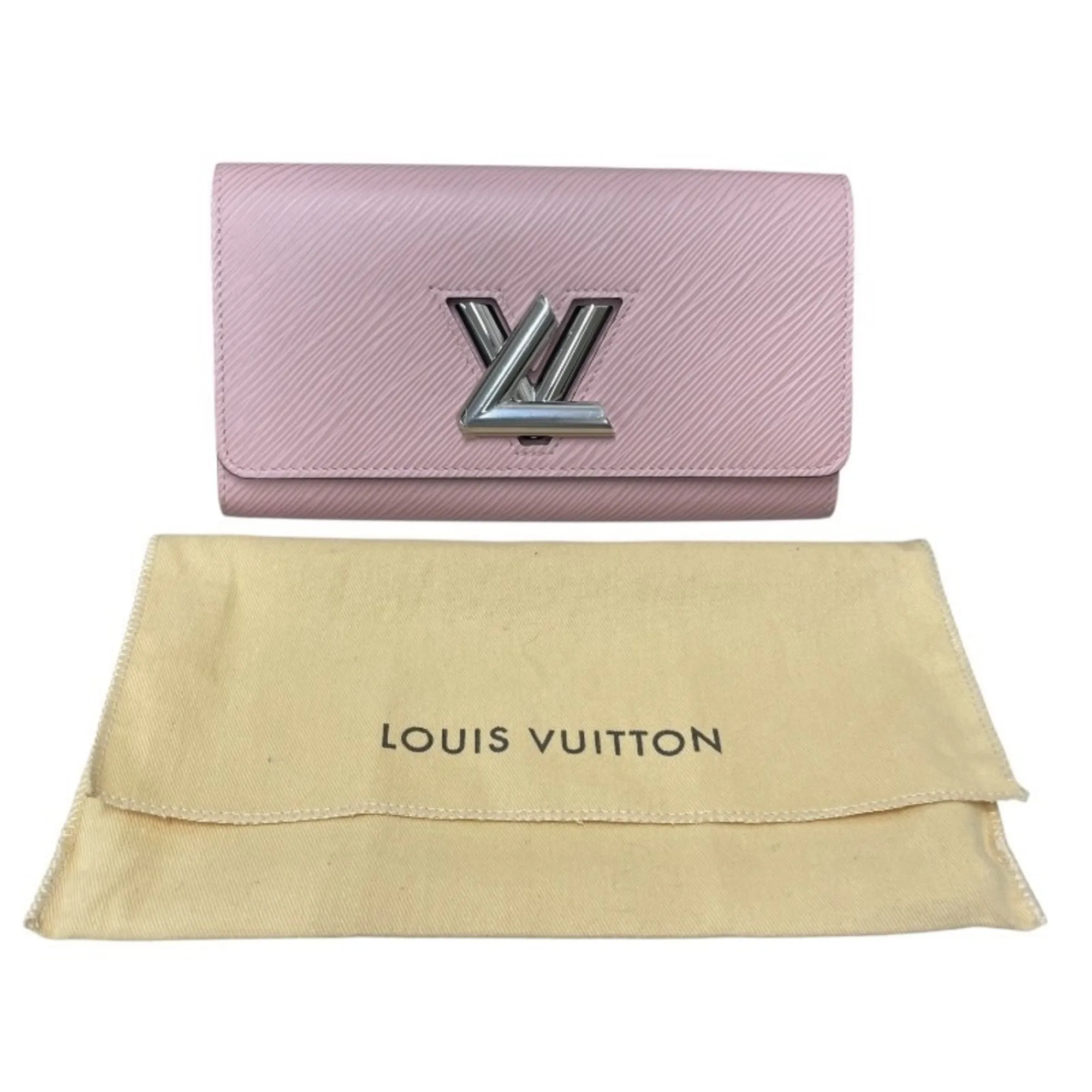LOUIS VUITTON Pink Leather Wallet