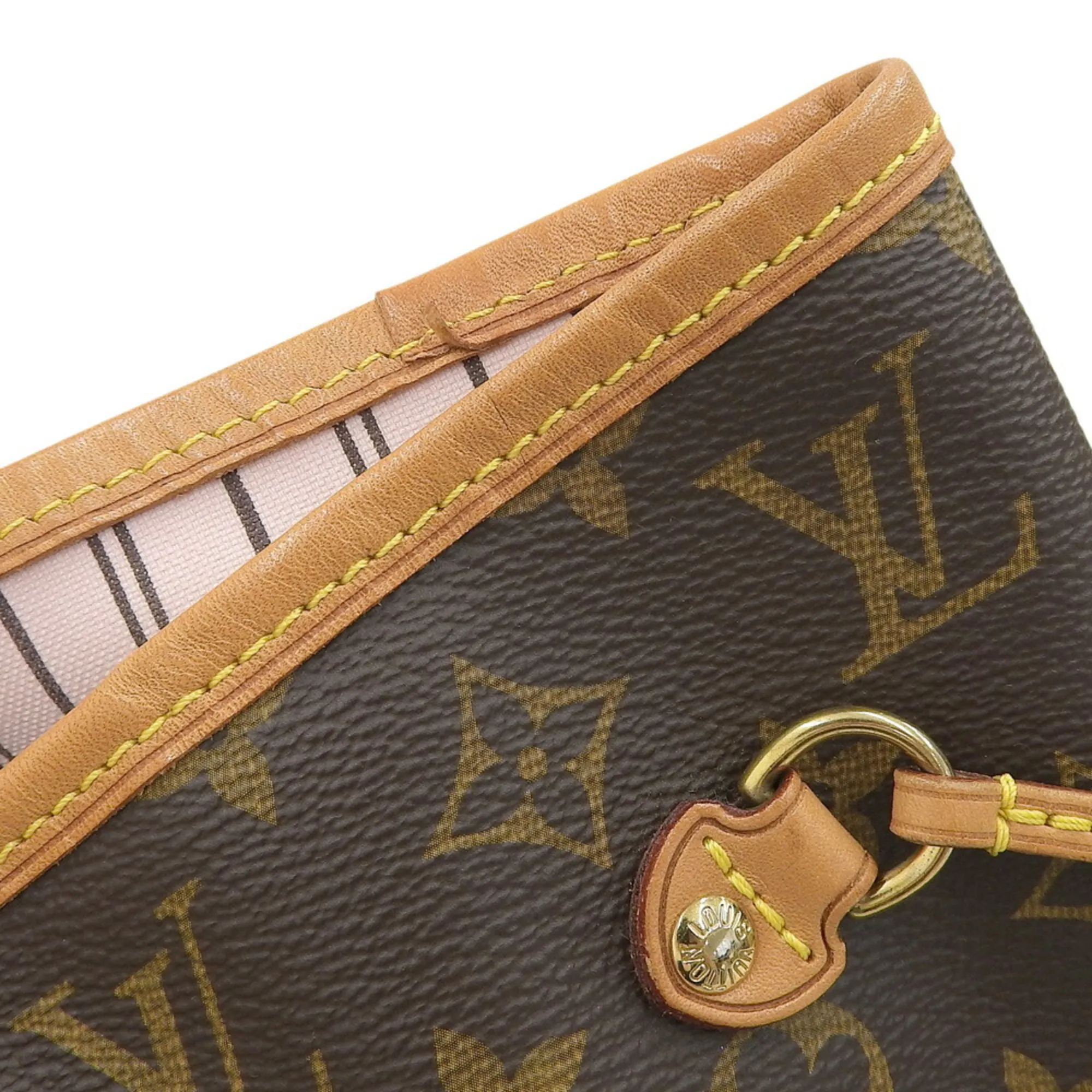 LOUIS VUITTON Pink Monogram Neverfull MM Tote Bag