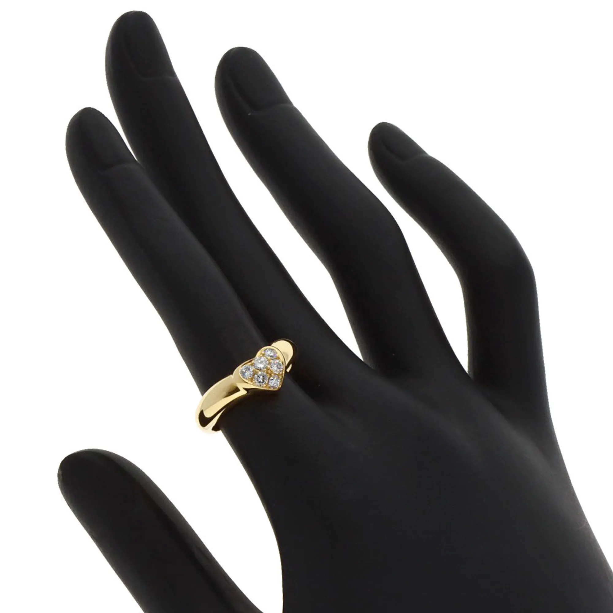 TIFFANY & CO. 18k Yellow Diamond Ring