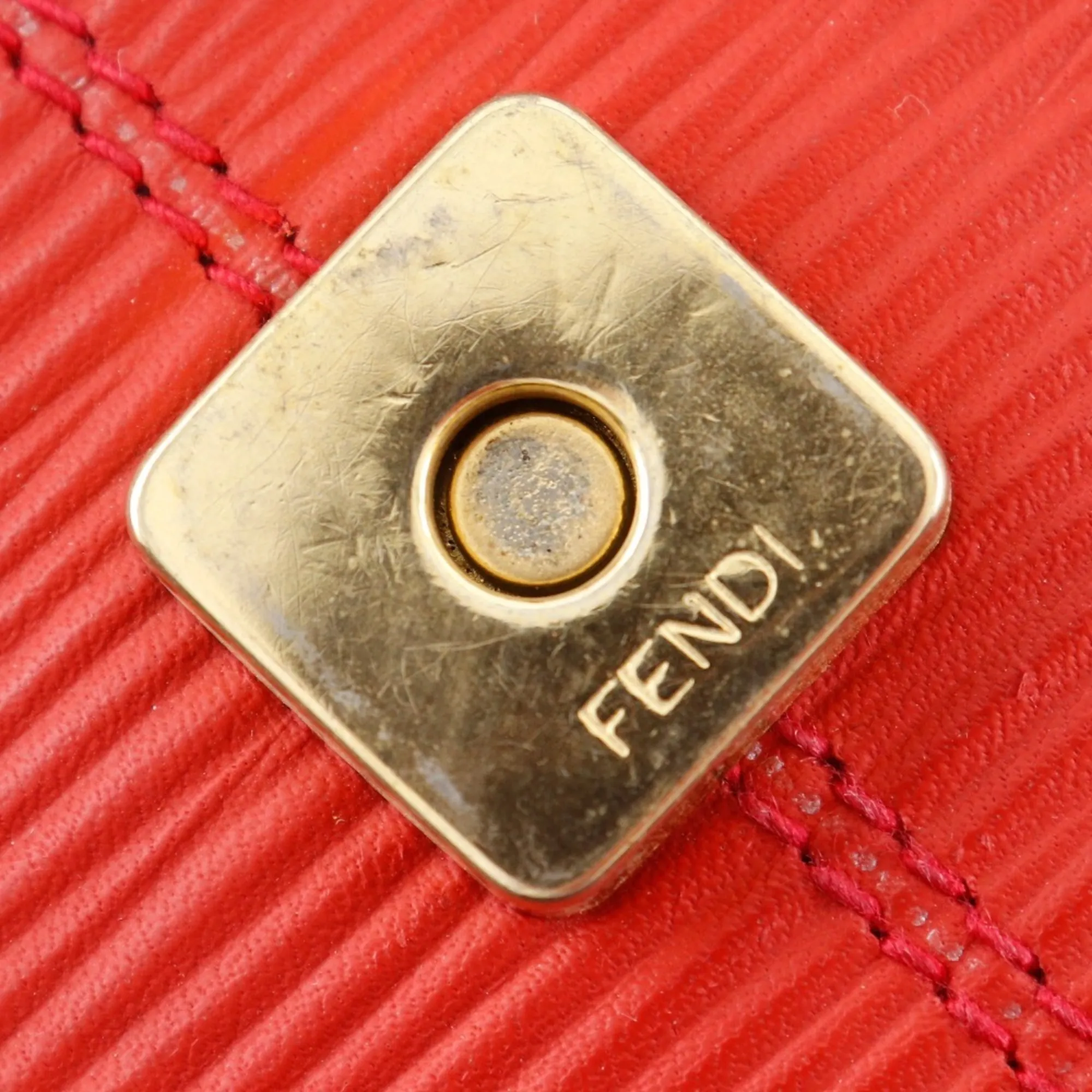 FENDI Red Backpack
