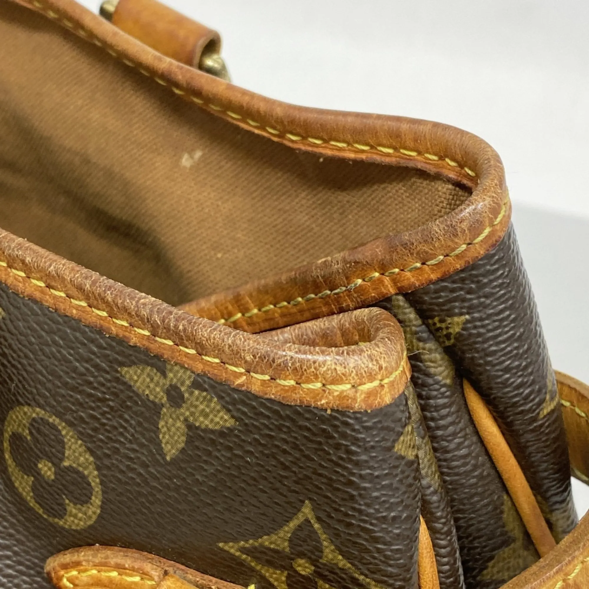 LOUIS VUITTON Brown Monogram Tote Bag