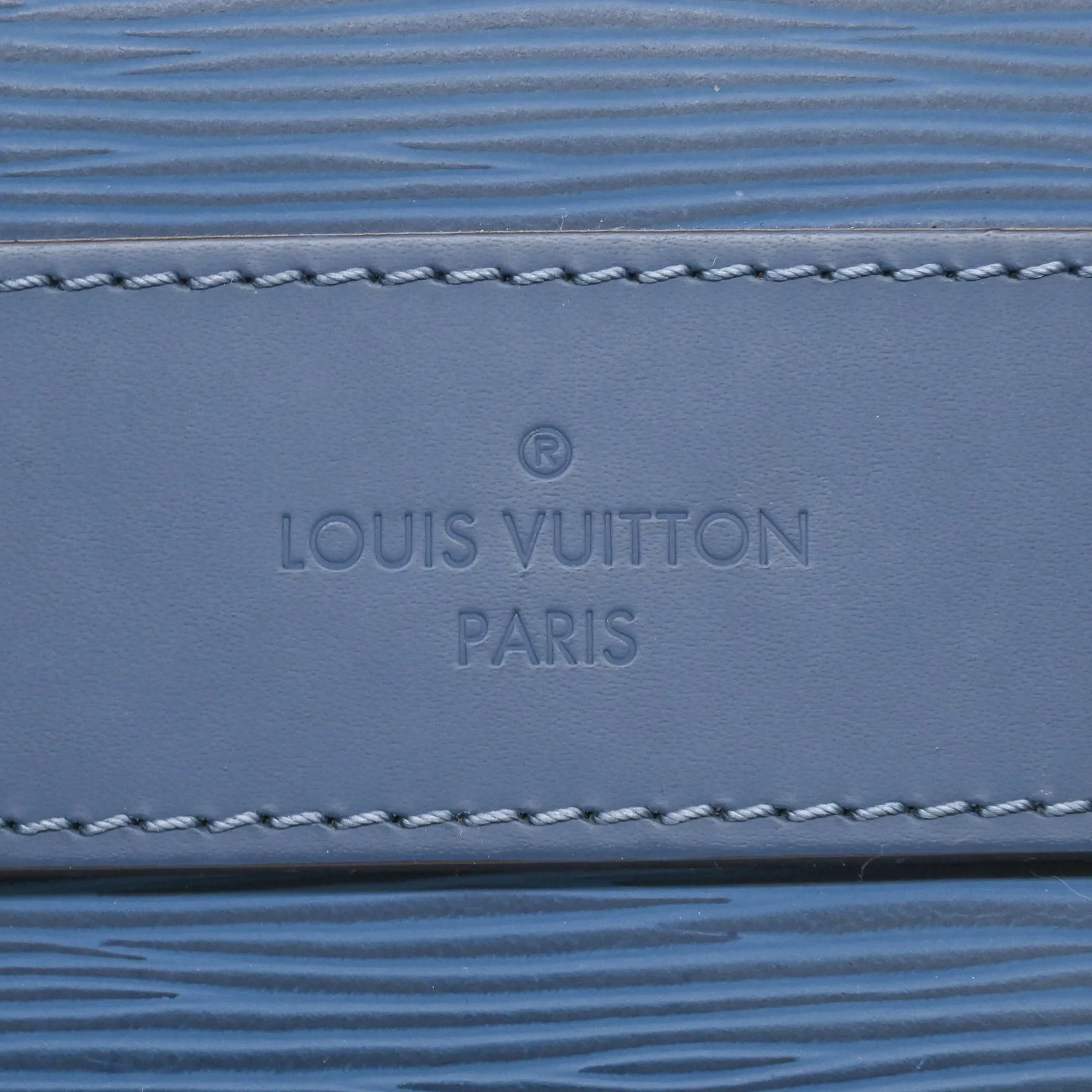 LOUIS VUITTON Blue Leather Bag