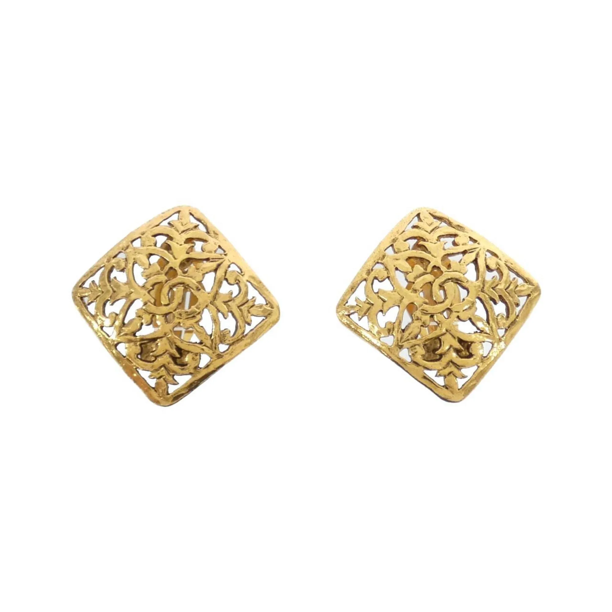 CHANEL Gold Earrings