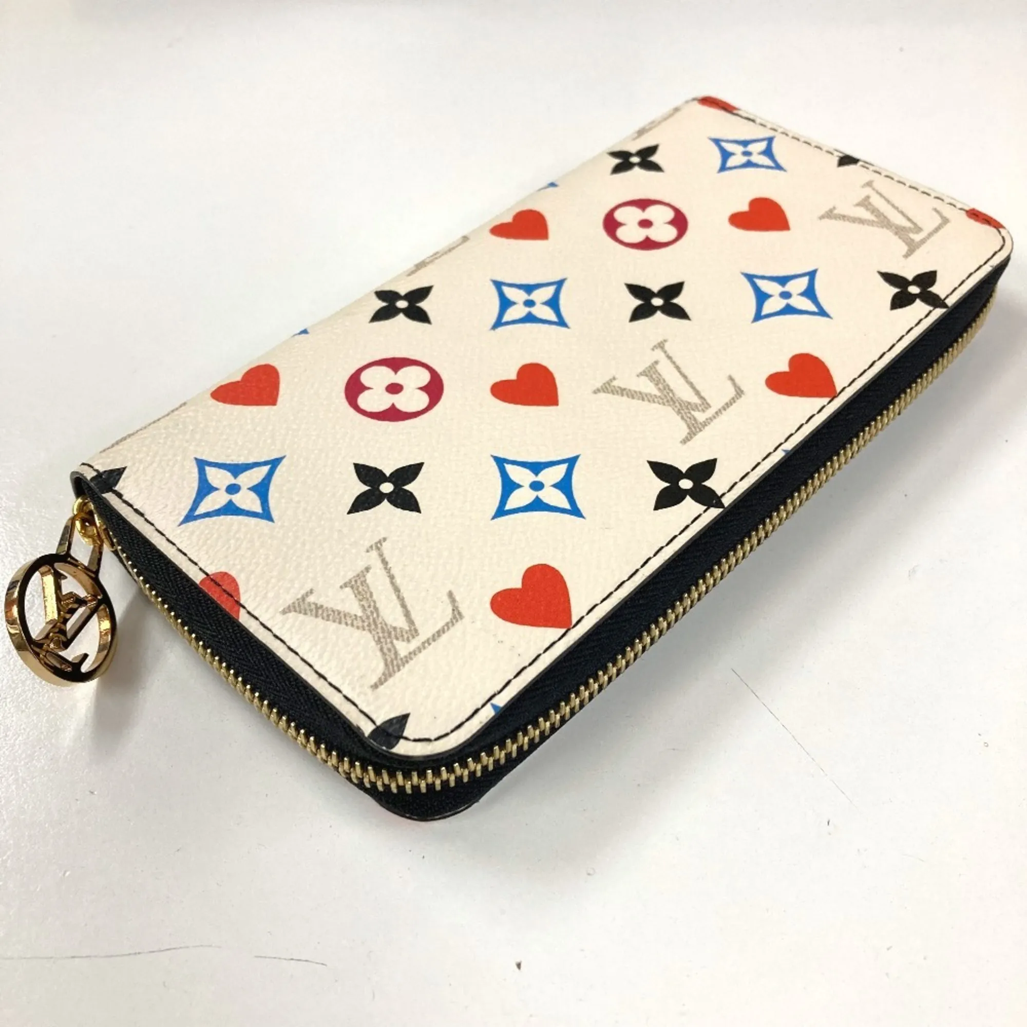 LOUIS VUITTON White Monogram Wallet