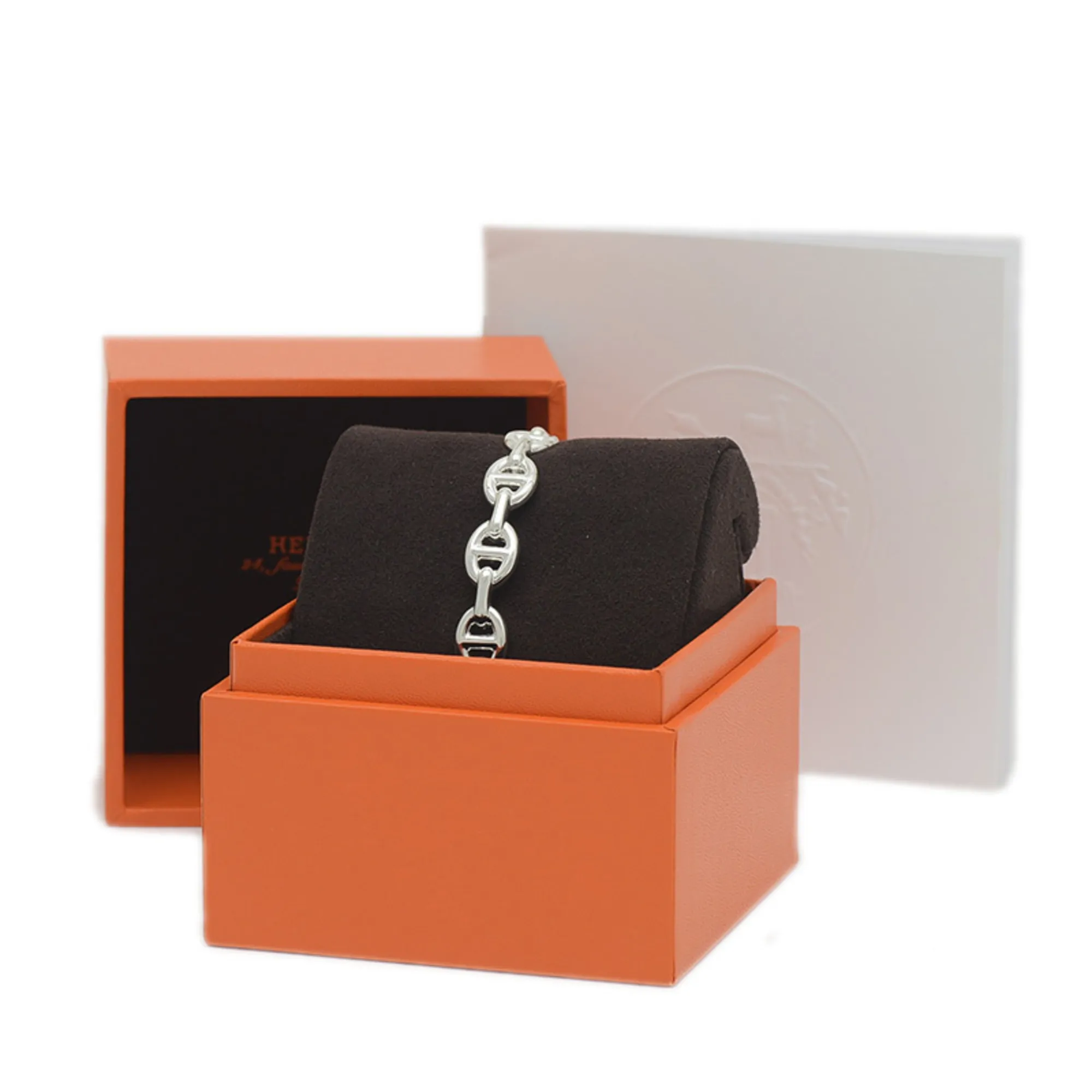 HERMES Silver Bracelet