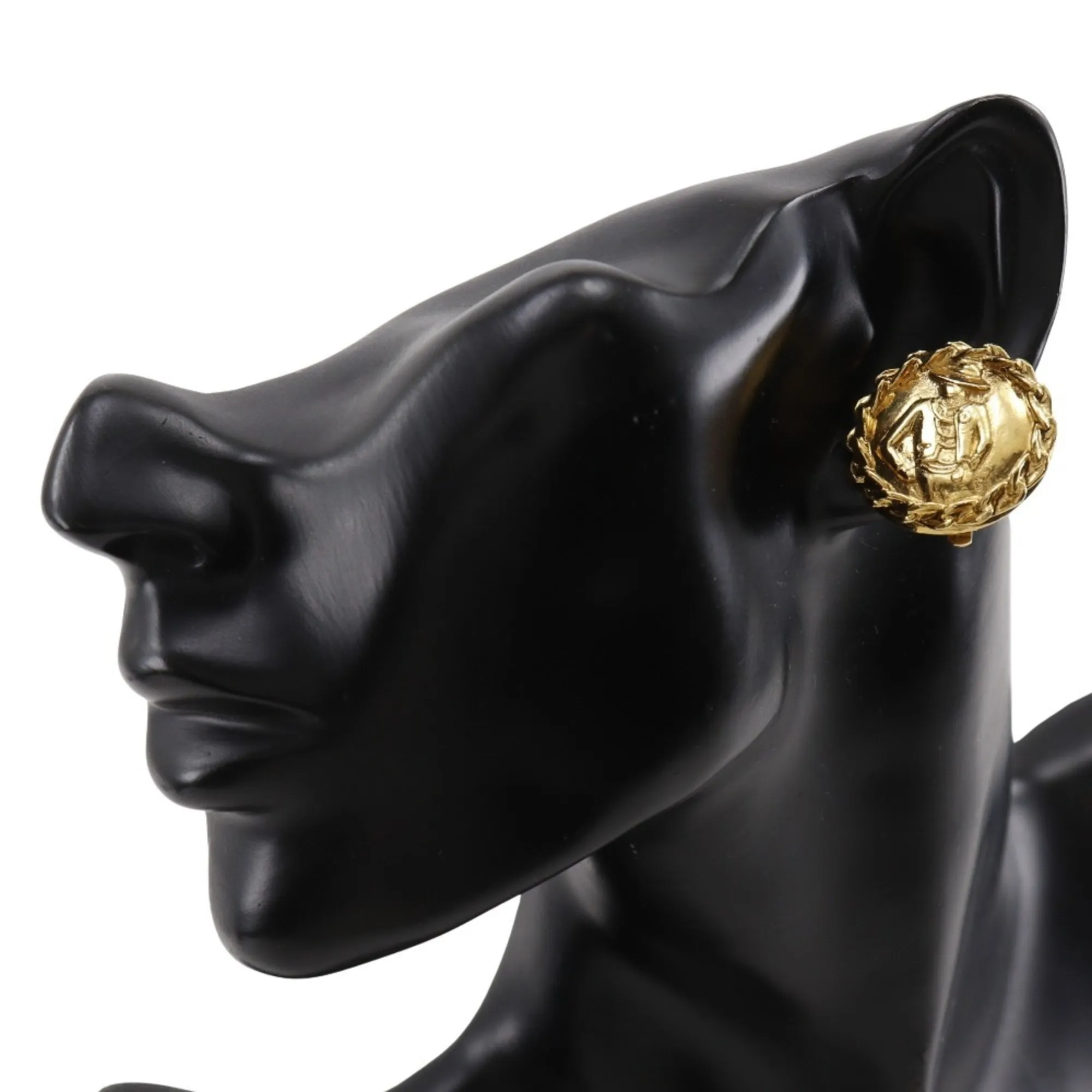 CHANEL Gold Earrings