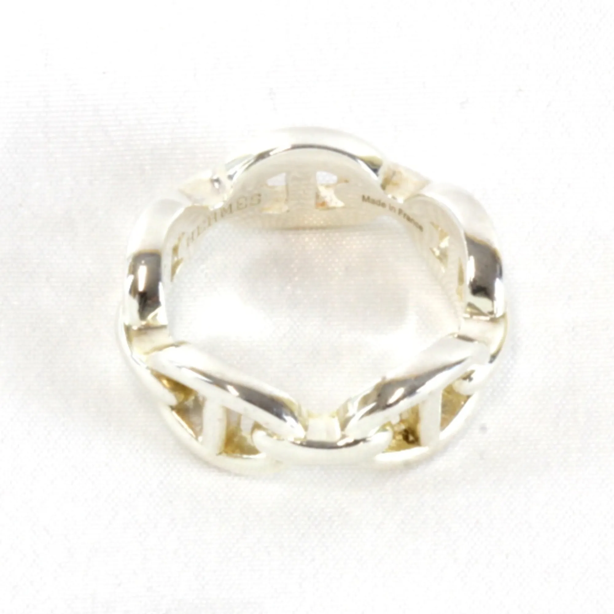 HERMES Silver Ring #51