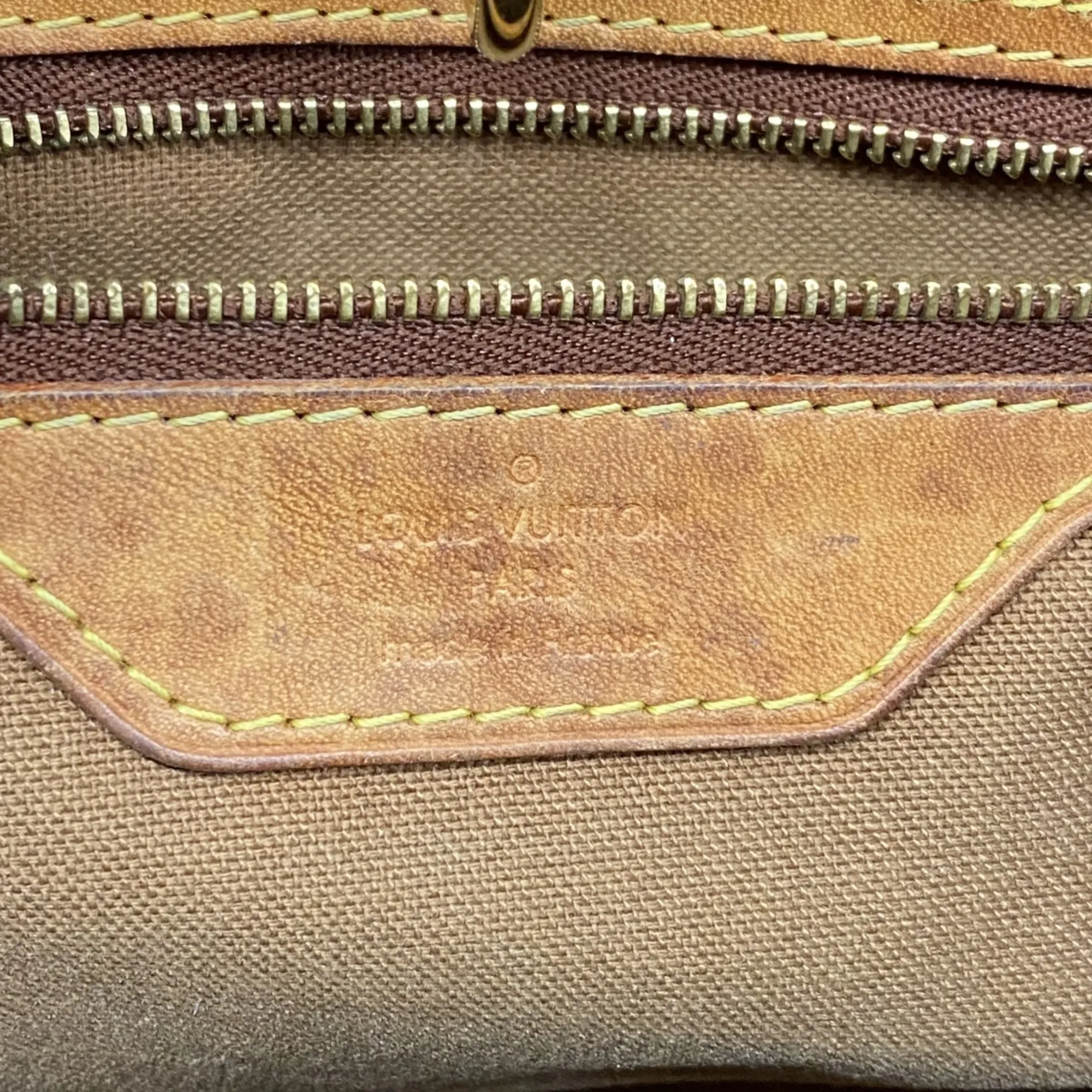 LOUIS VUITTON Brown Monogram Tote Bag