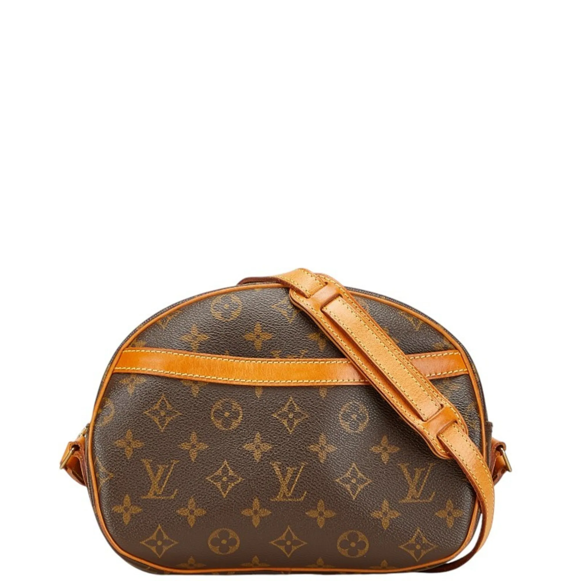 LOUIS VUITTON Brown Monogram Leather Shoulder Bag