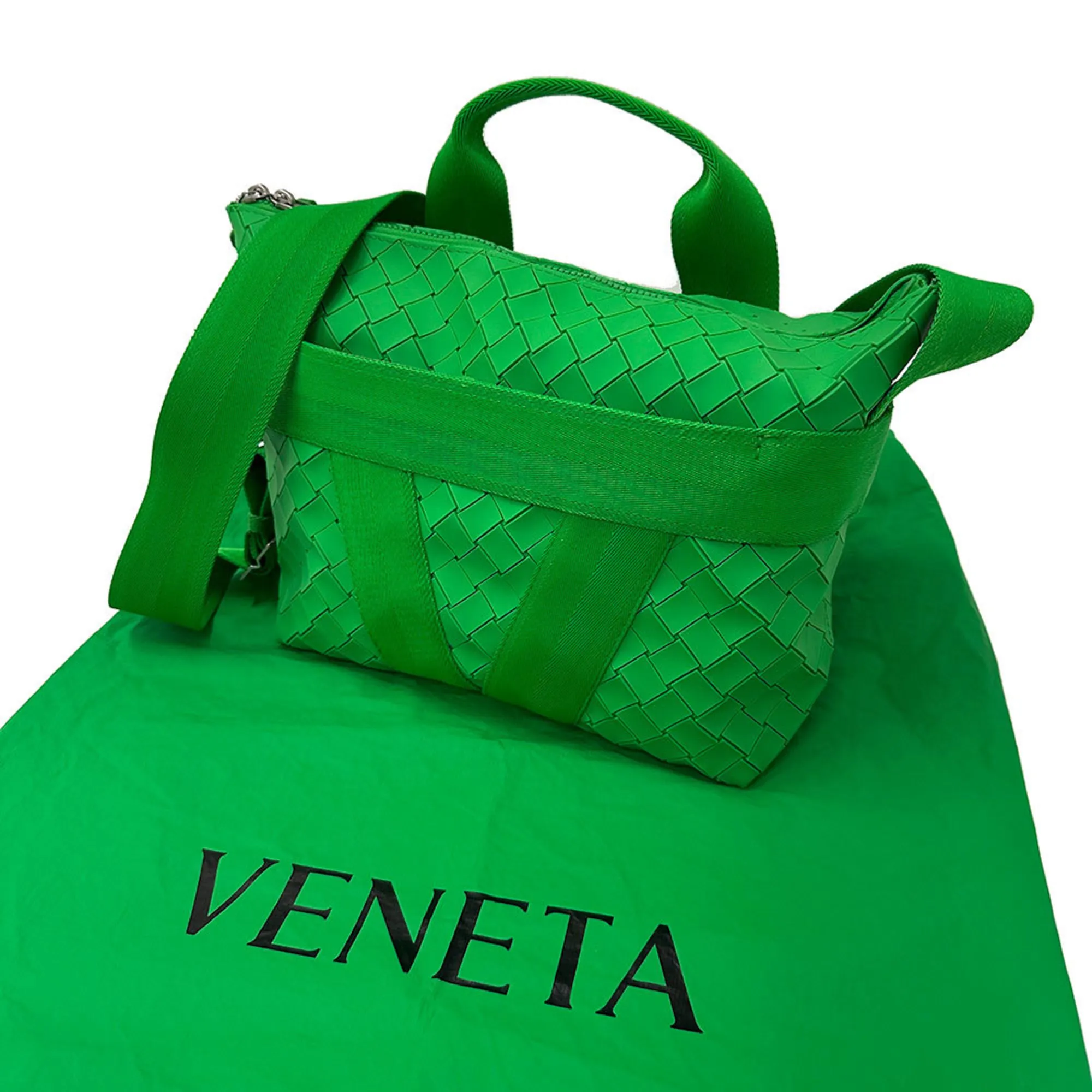BOTTEGA VENETA Green Shoulder Bag