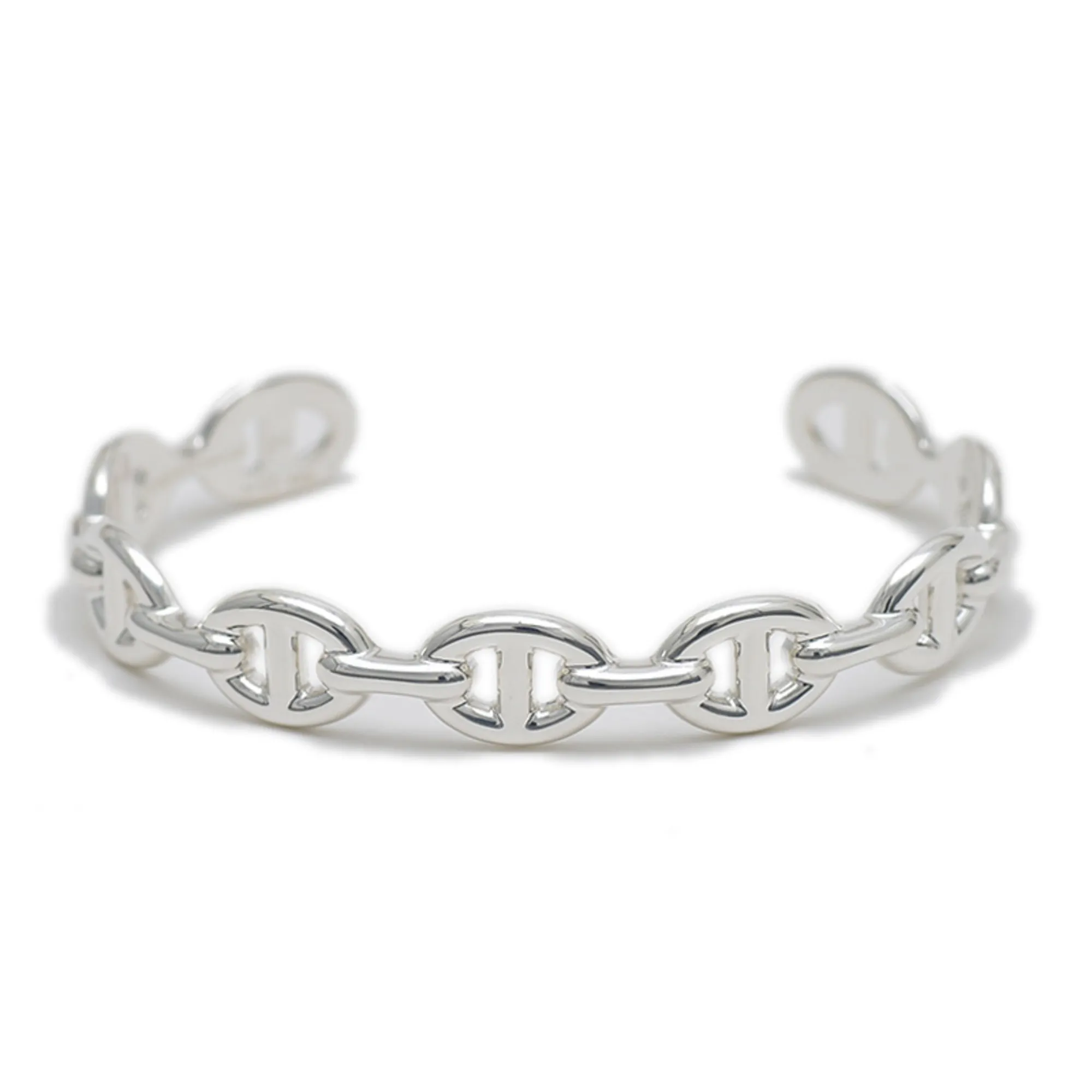HERMES Silver Bracelet