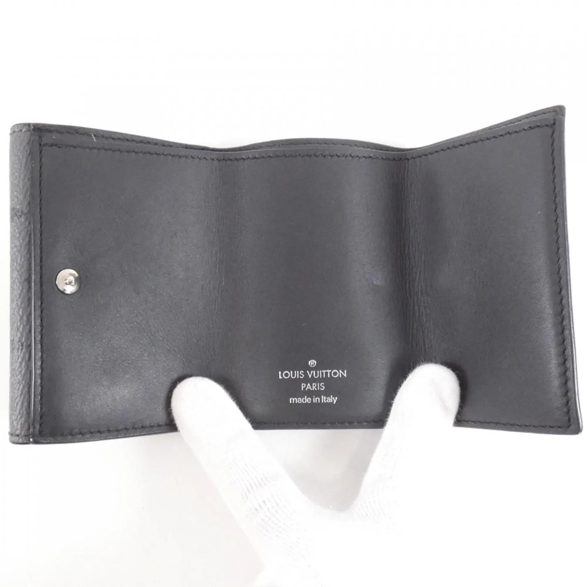 LOUIS VUITTON Black Monogram Wallet