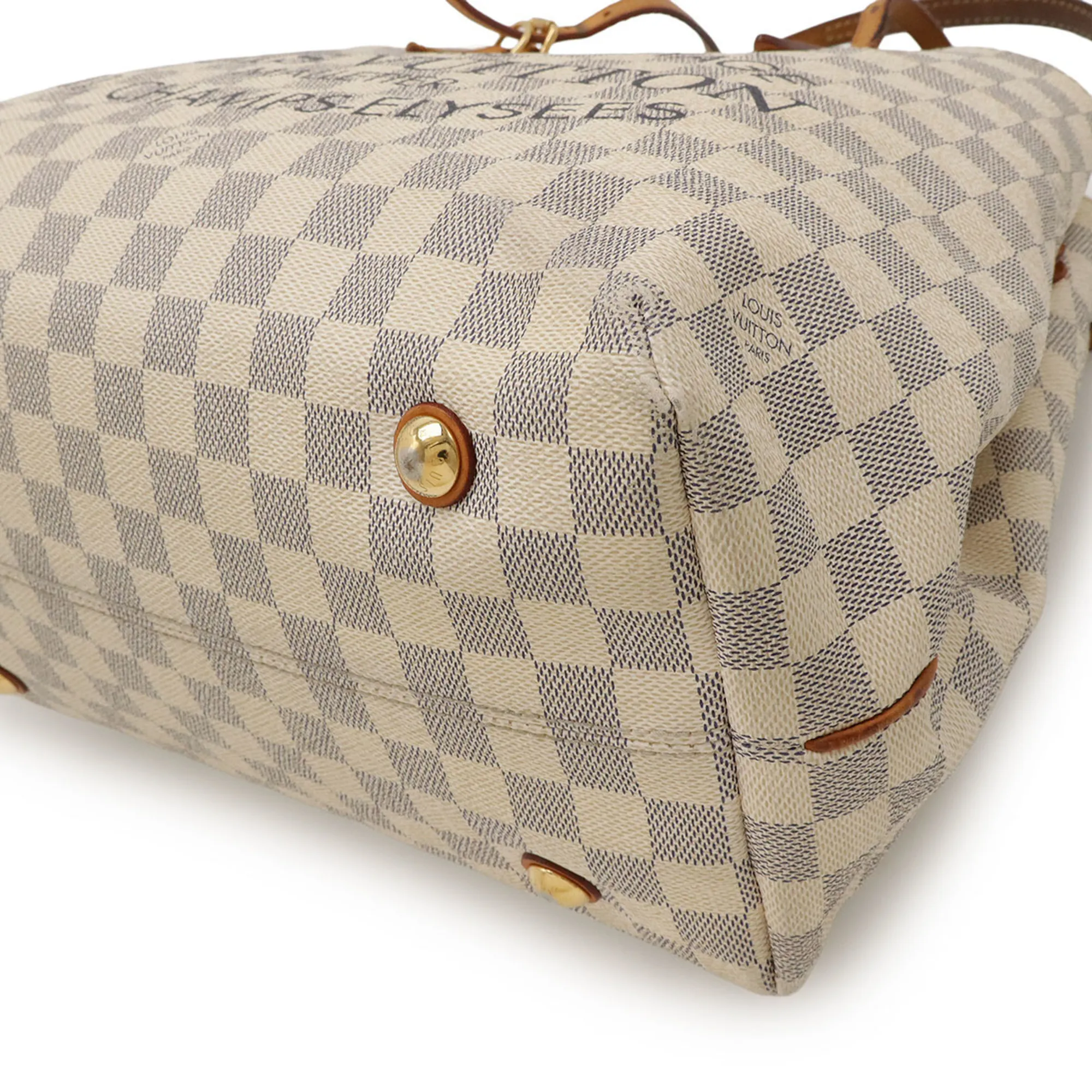 LOUIS VUITTON White Damier Shoulder Bag