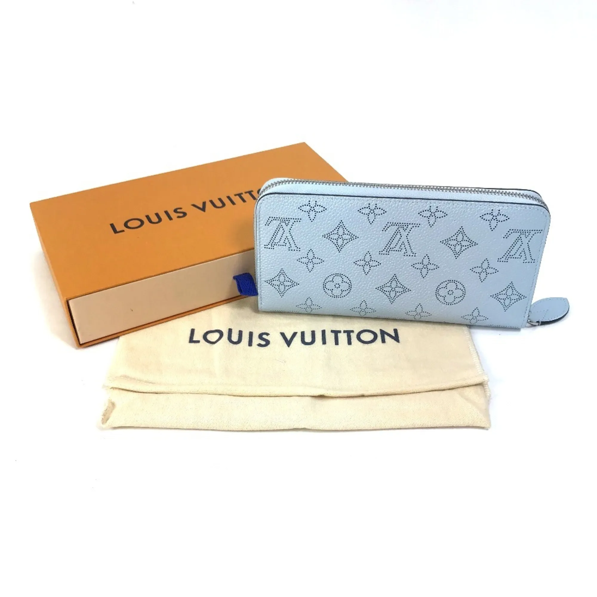 LOUIS VUITTON Blue Monogram Wallet