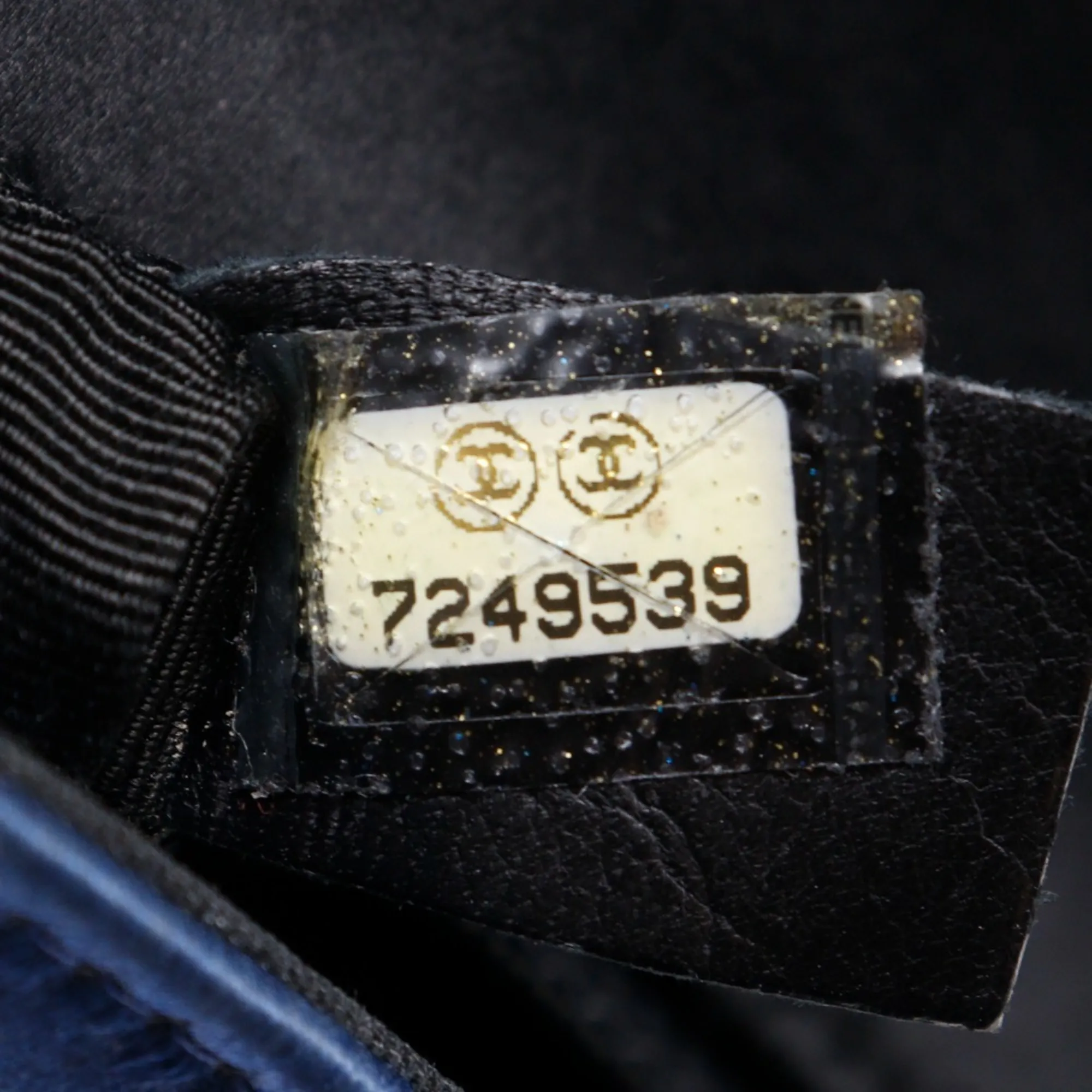 CHANEL Blue Shoulder Bag