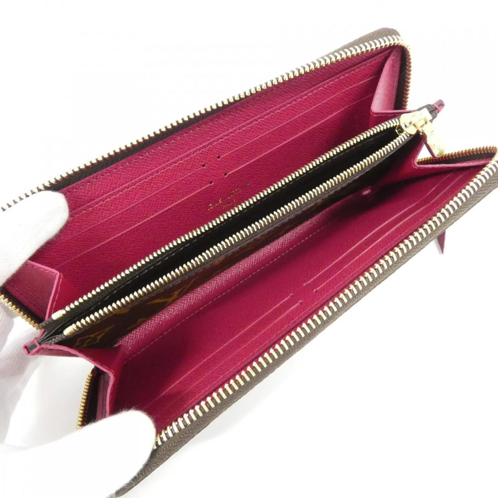 LOUIS VUITTON Brown Monogram Wallet