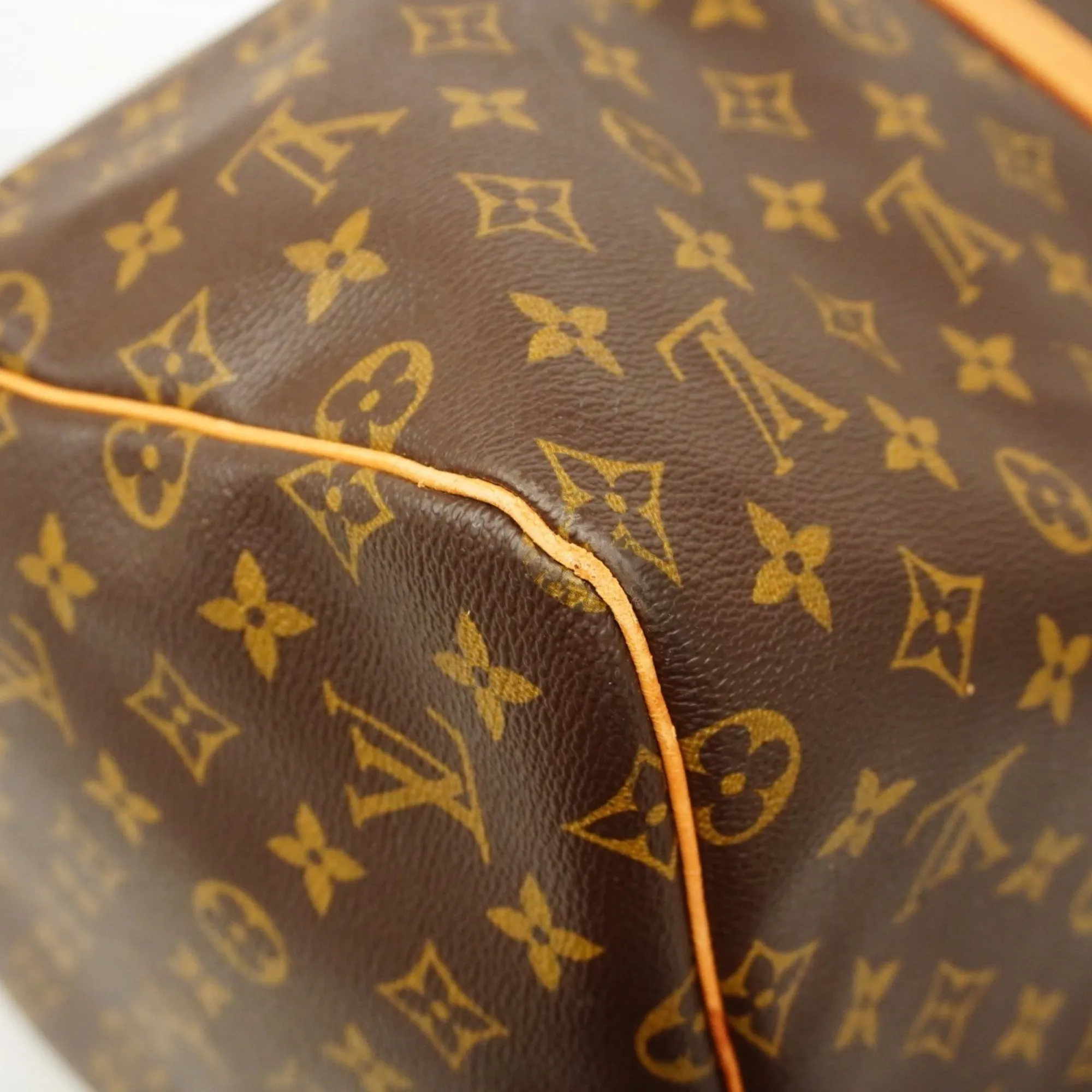 LOUIS VUITTON Brown Monogram Boston Bag