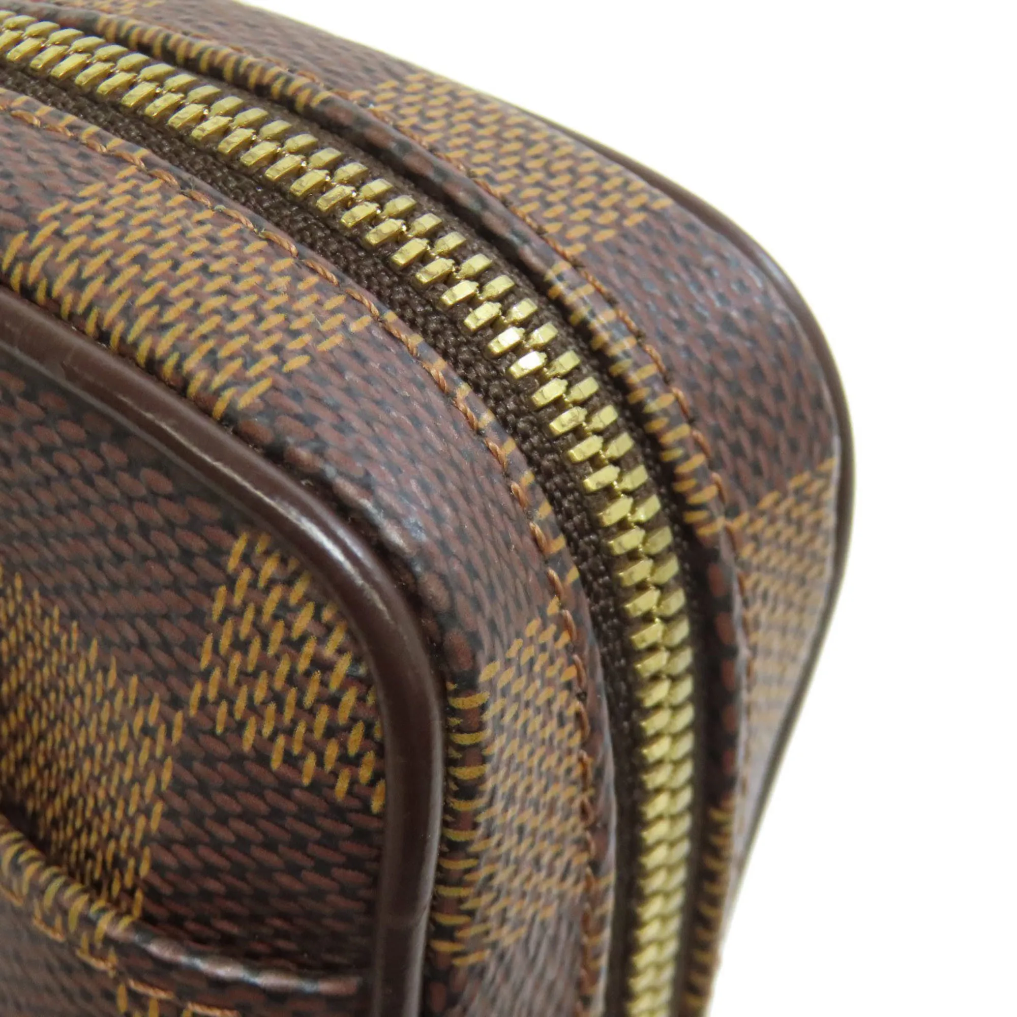 LOUIS VUITTON Brown Damier Pouch