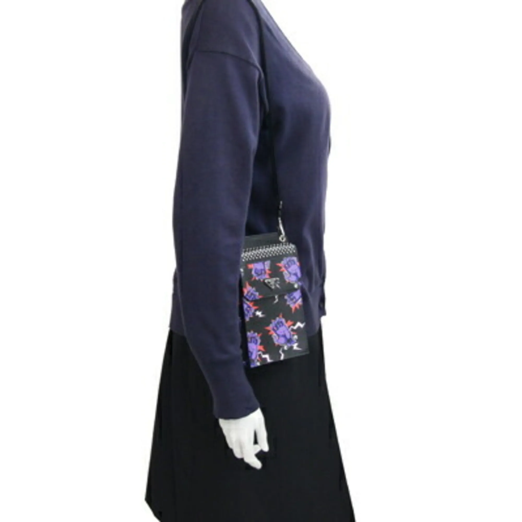 PRADA Brown Leather Shoulder Bag