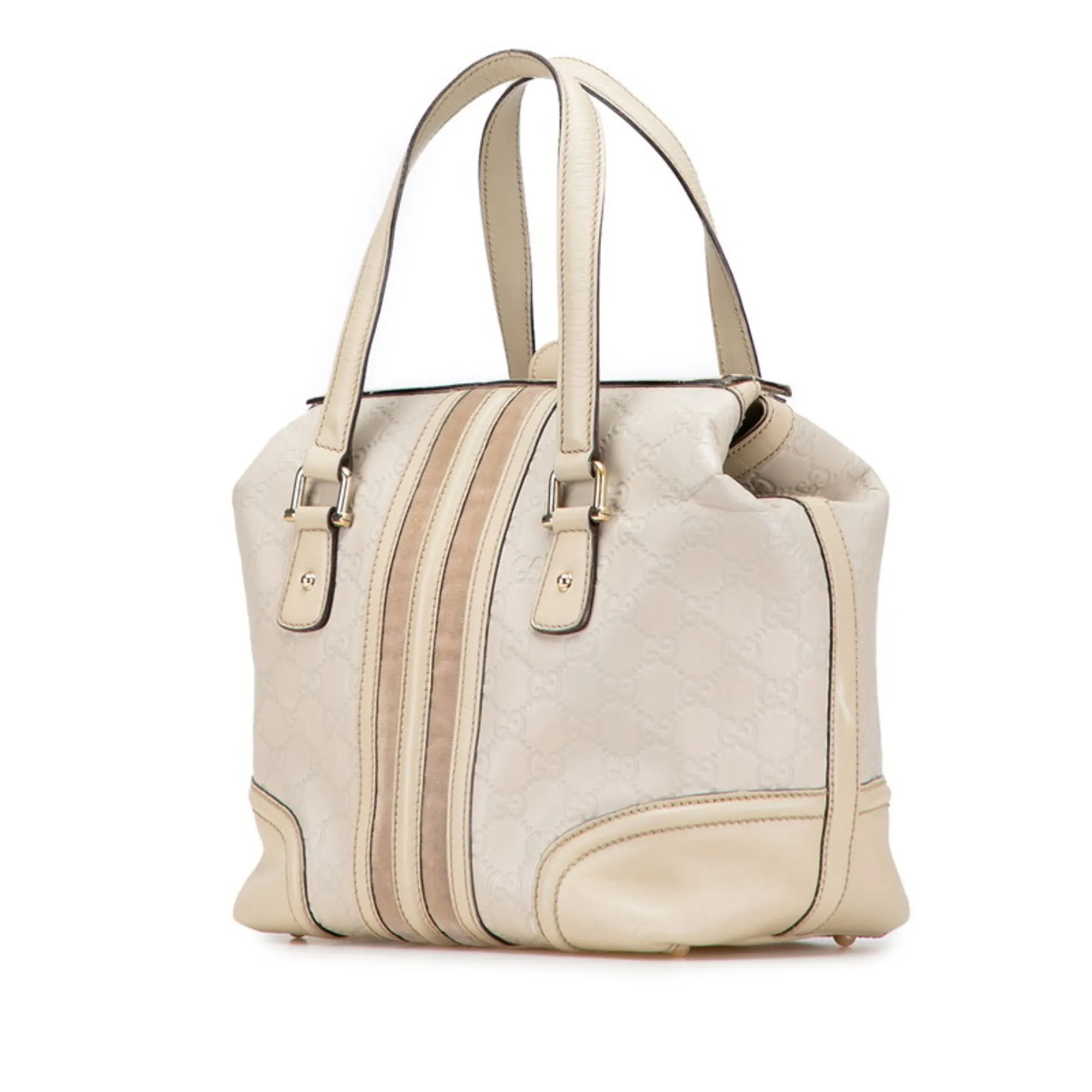 GUCCI Cream Leather Bag