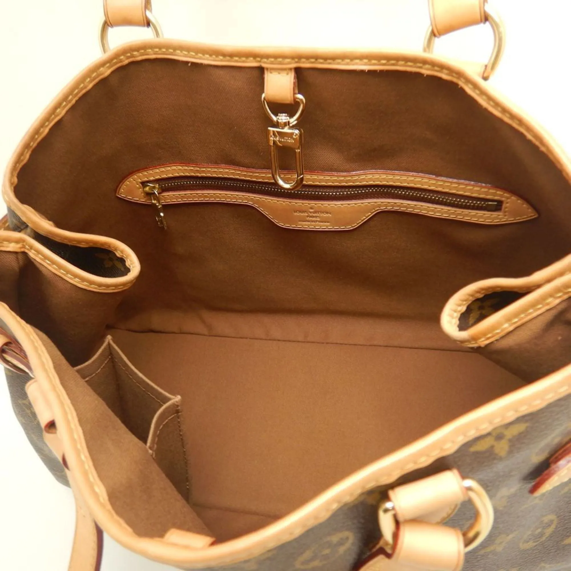 LOUIS VUITTON Brown Monogram Tote Bag