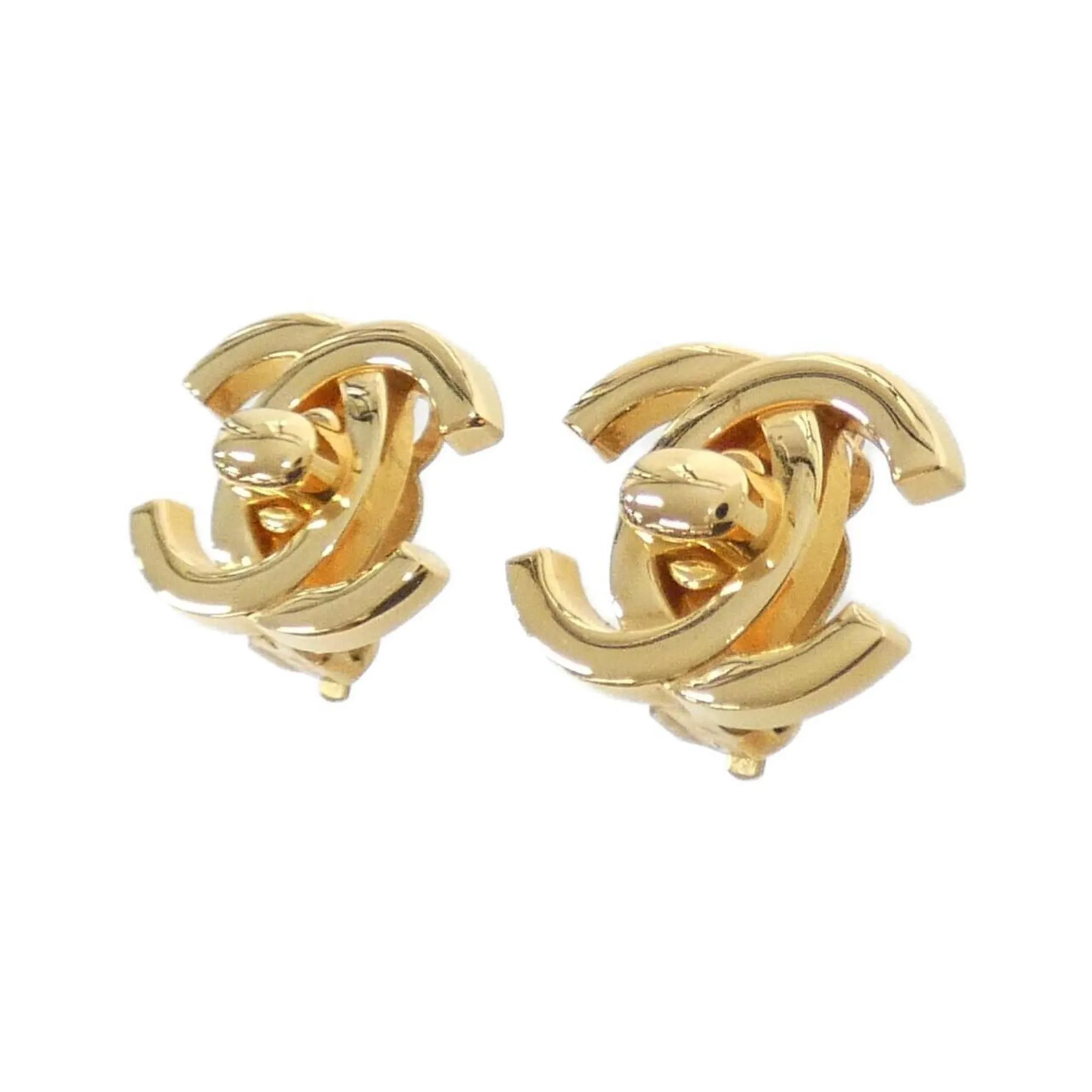 CHANEL Gold Earrings