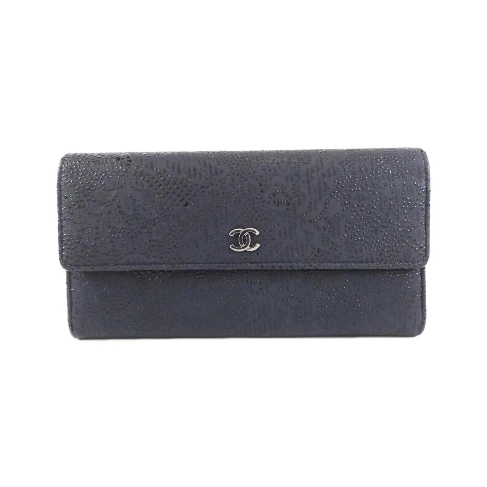 CHANEL Blue Wallet