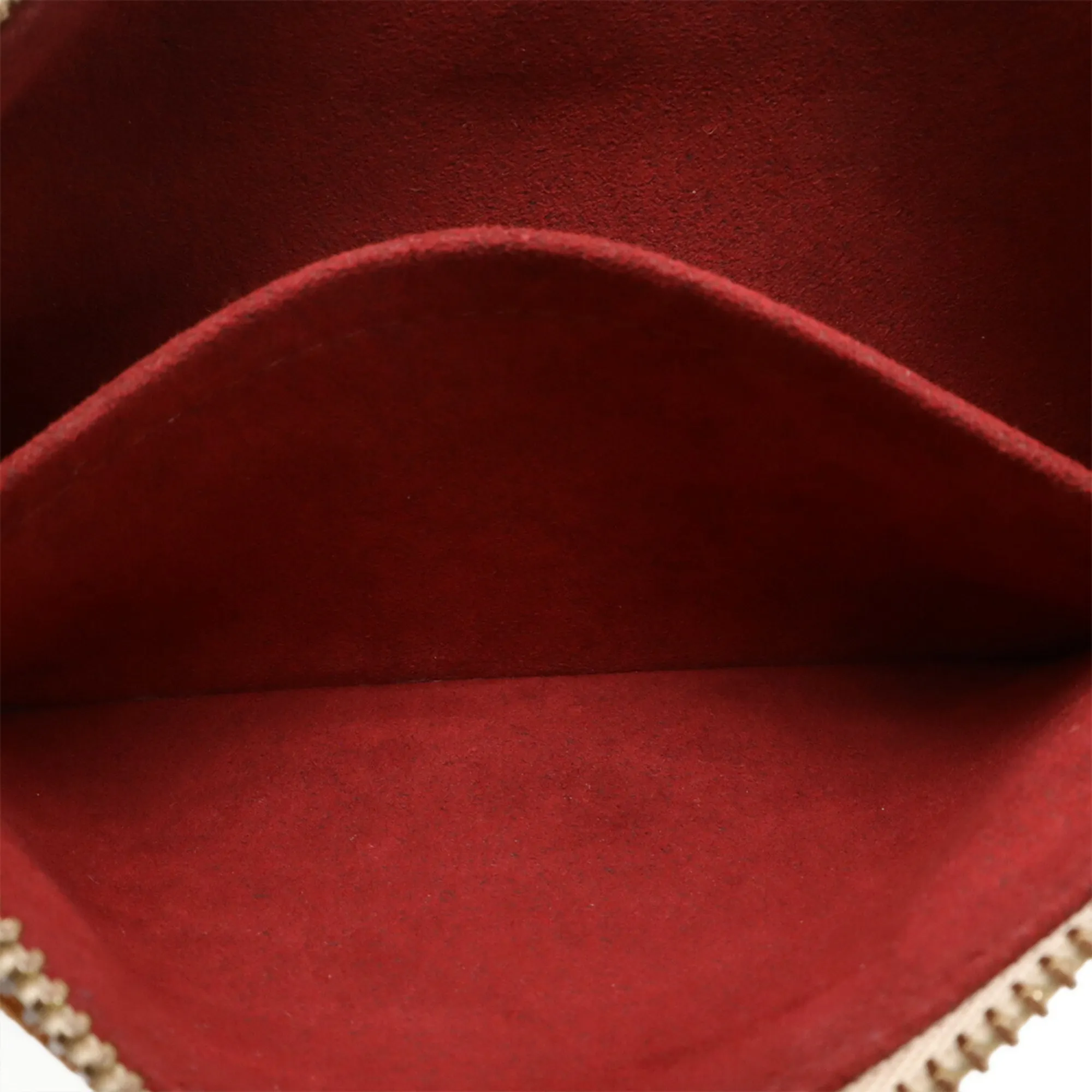 LOUIS VUITTON White Monogram Pouch