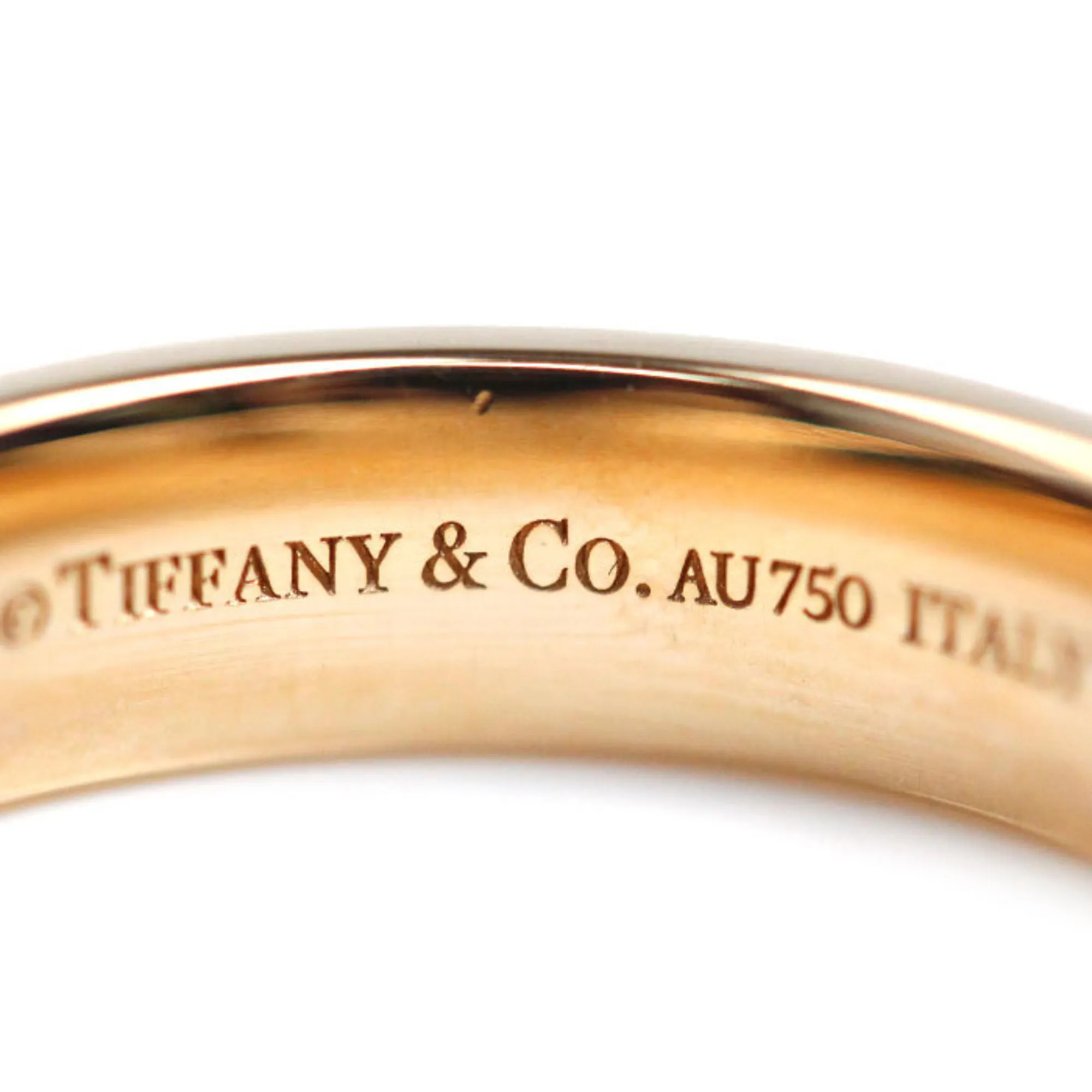 TIFFANY & CO. 18k Gold Diamond Ring