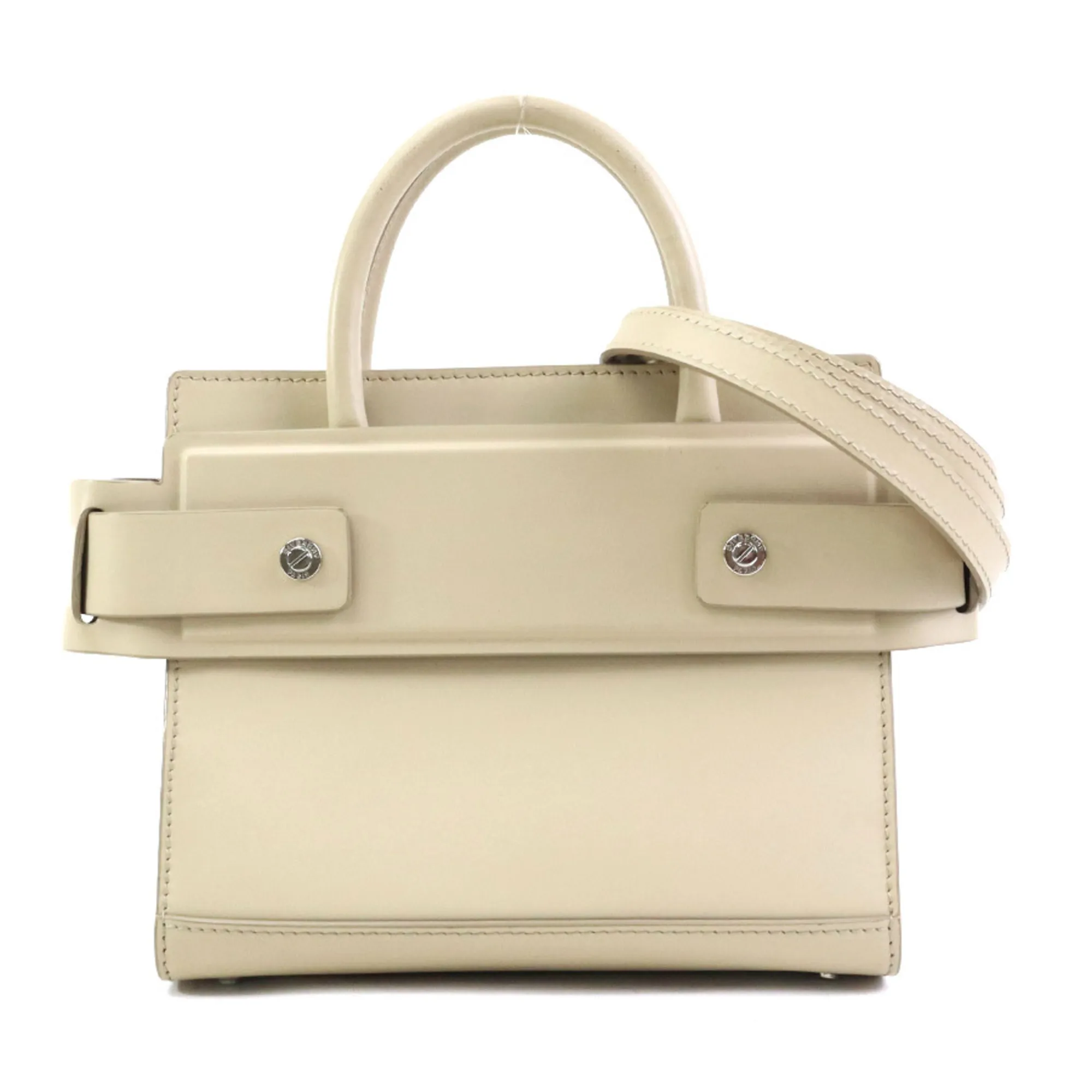 GIVENCHY Beige Leather Shoulder Bag