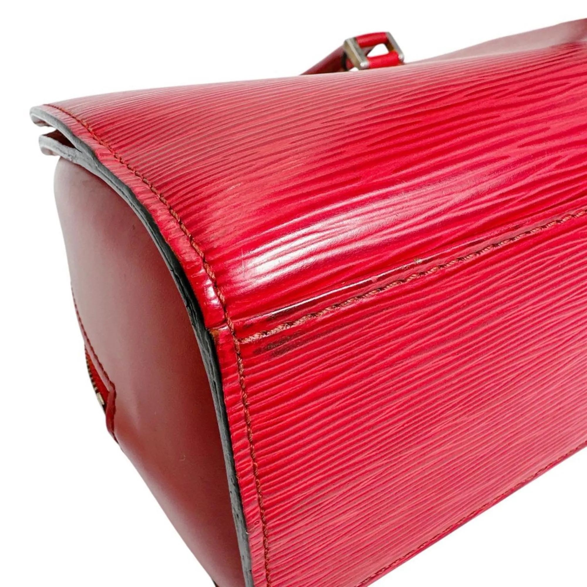 LOUIS VUITTON Red Leather Bag