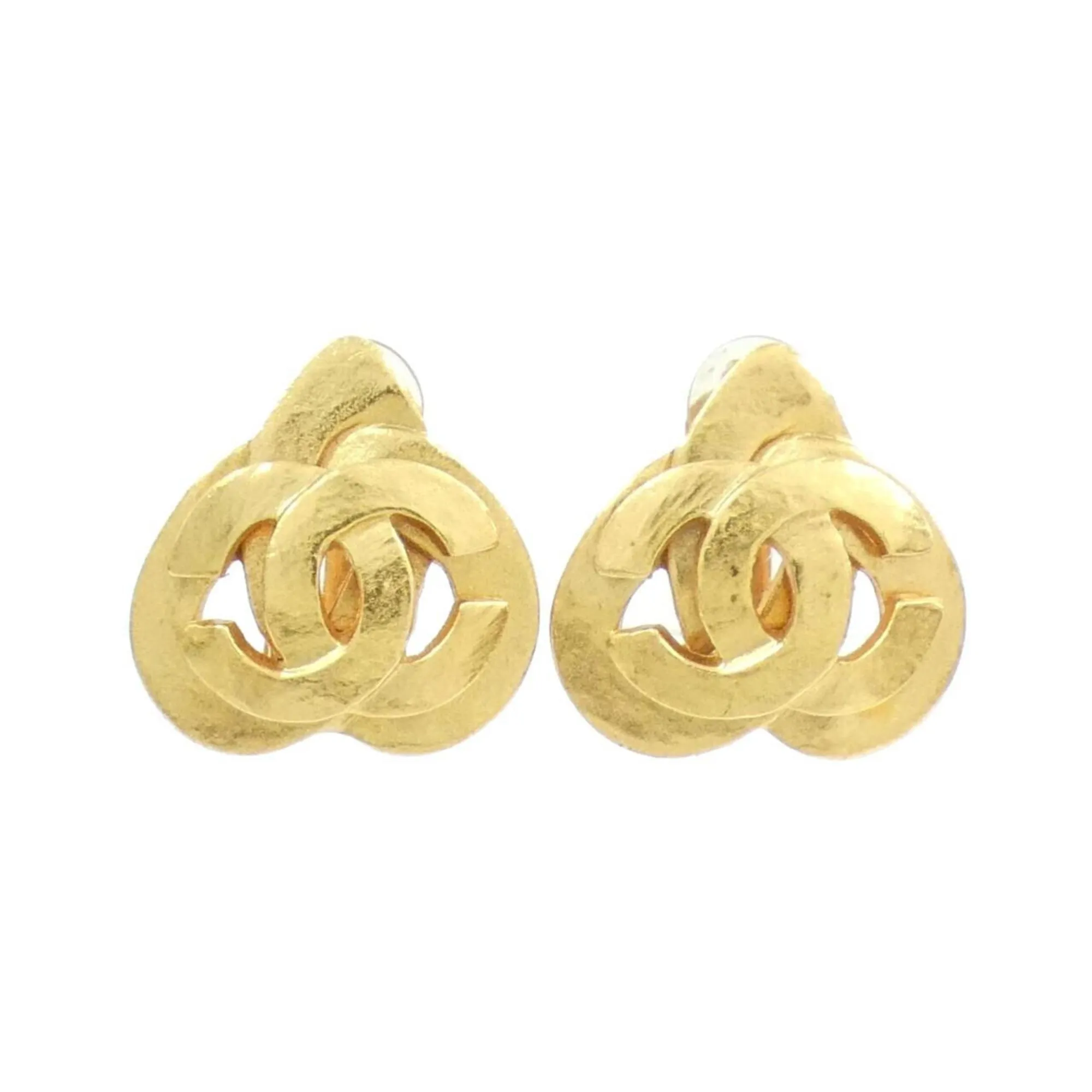 CHANEL Gold Earrings